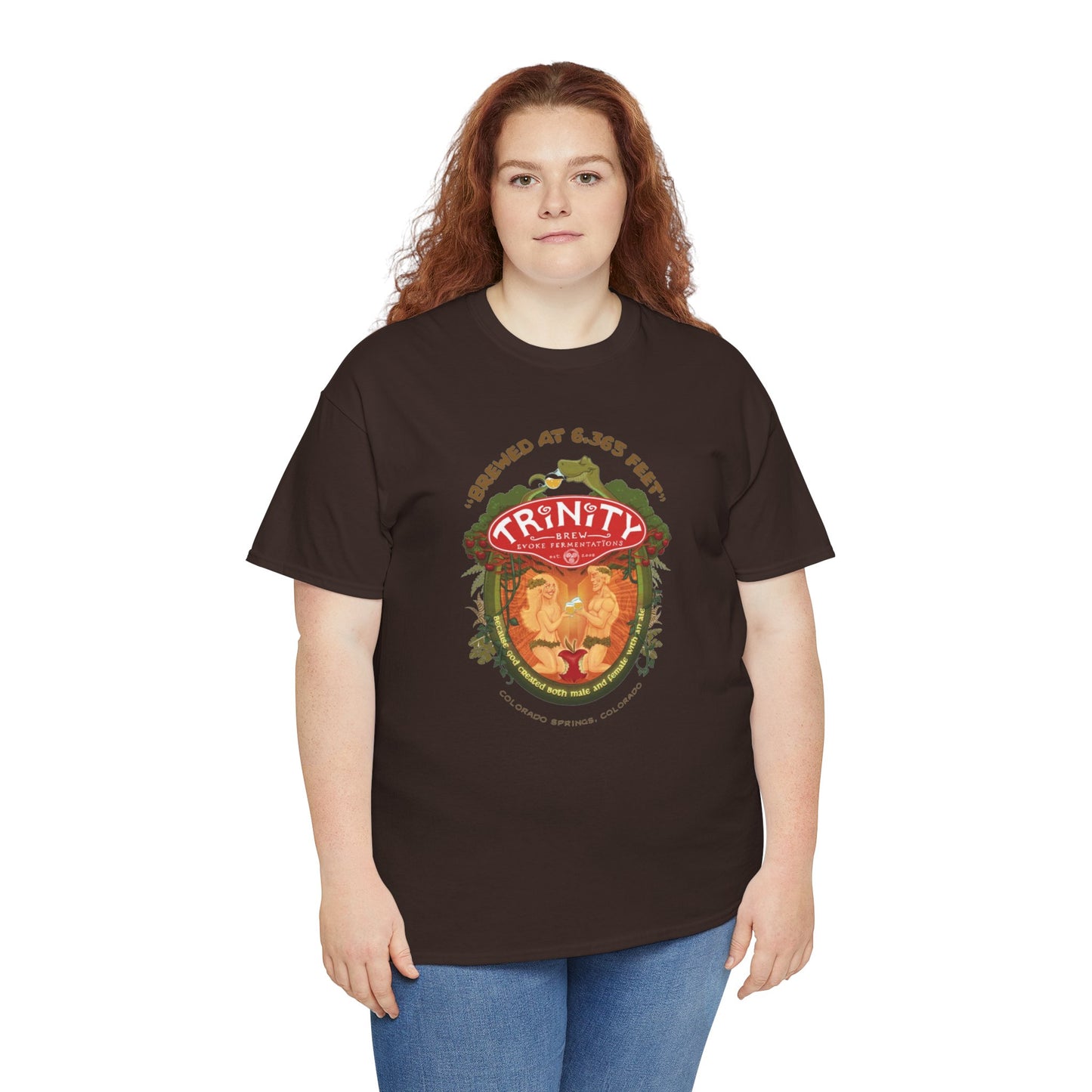 Adam & Eve Ale (Darker Colors) - Unisex Heavy Cotton Tee