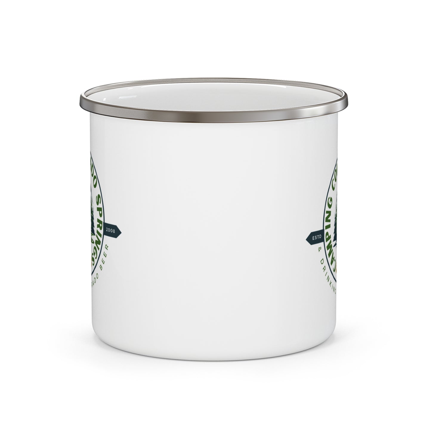 Camping Colorado Springs Drinking Colorado Beer Enamel Camping Mug
