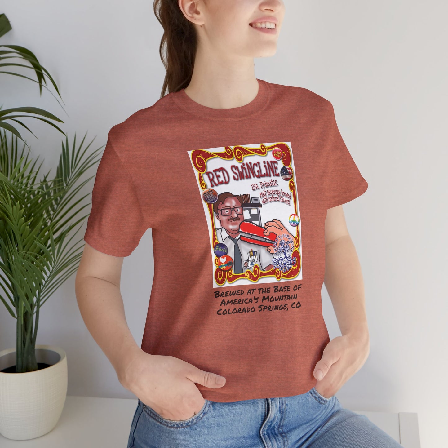 TRiNiTY GABF Gold Medal Winner Red Swingline Sour IPA - Unisex Jersey Short Sleeve Tee