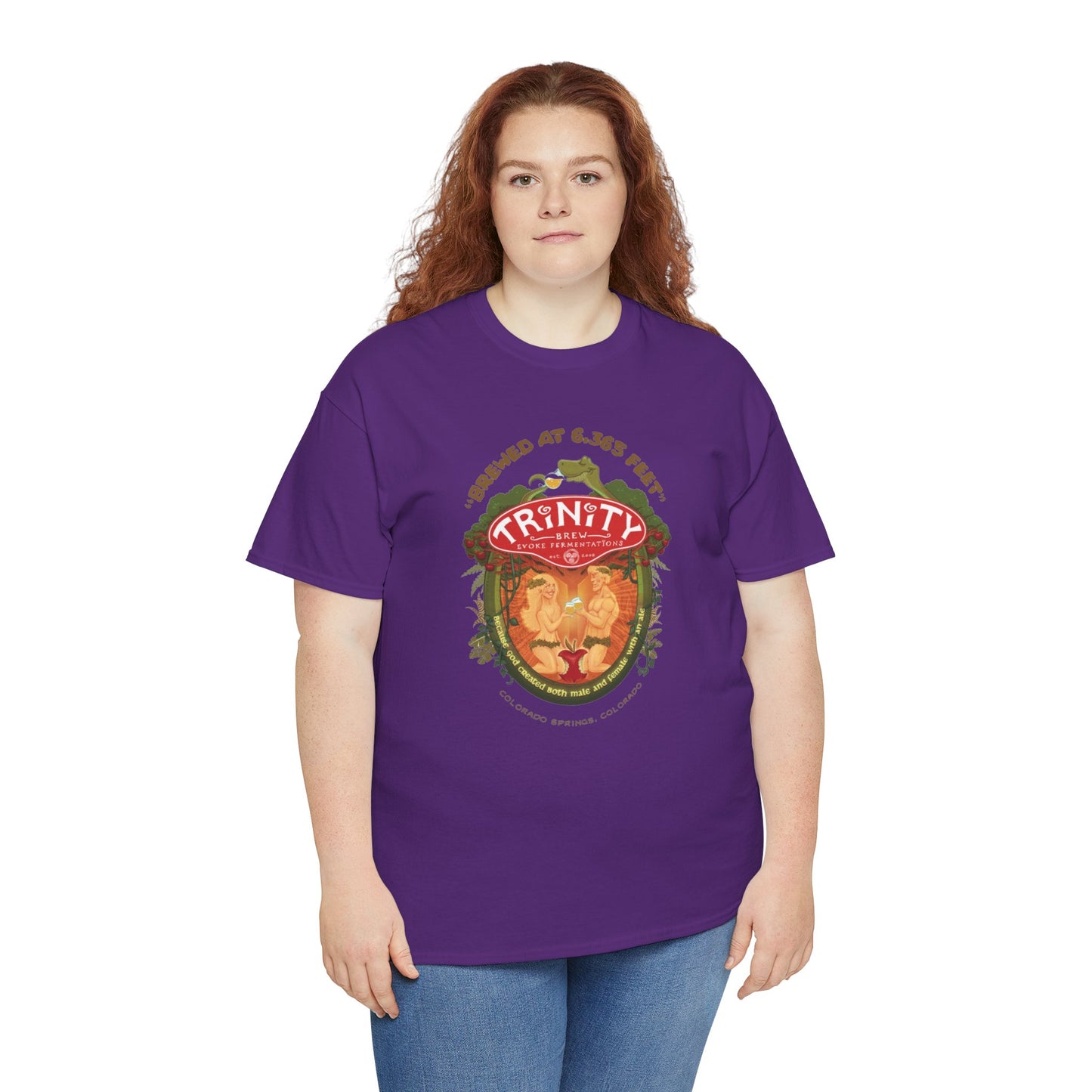 Adam & Eve Ale (Darker Colors) - Unisex Heavy Cotton Tee