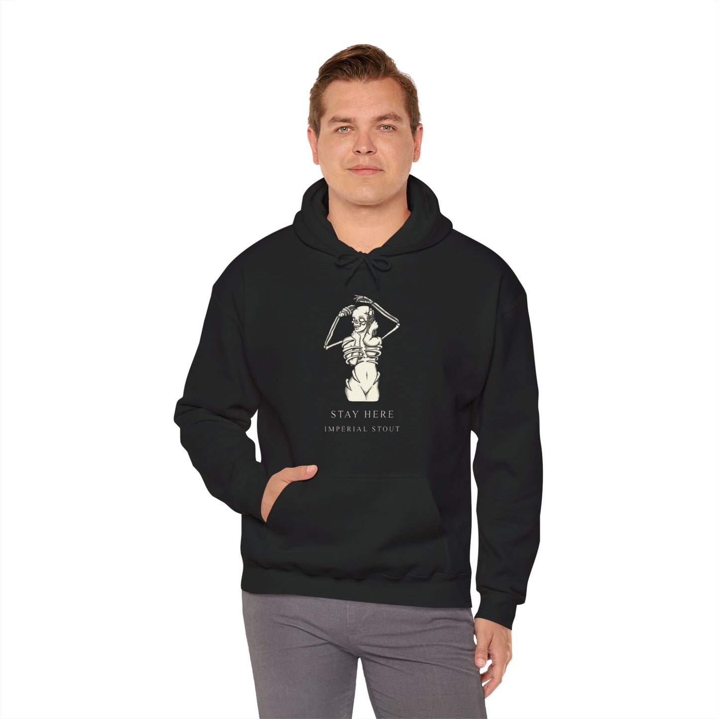 Stay Here Imperial Stout Hooded Sweatshirt