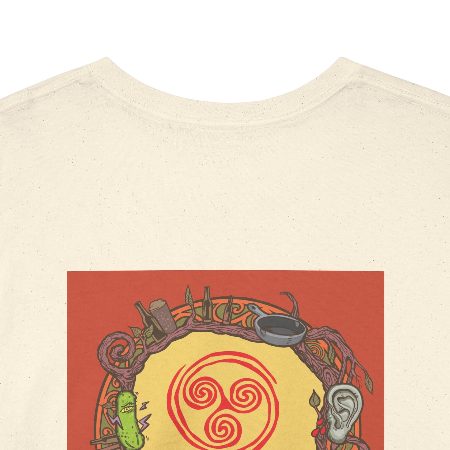 TRiNiTY Classic Logo RED - Unisex Heavy Cotton Tee