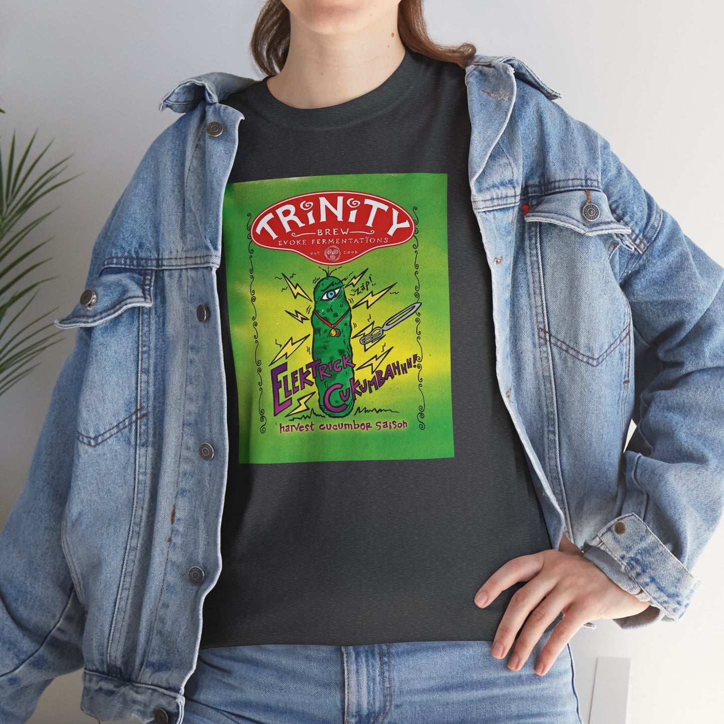 TRiNiTY Electric Cukumbahh (Darker Colors) - Unisex Heavy Cotton Tee