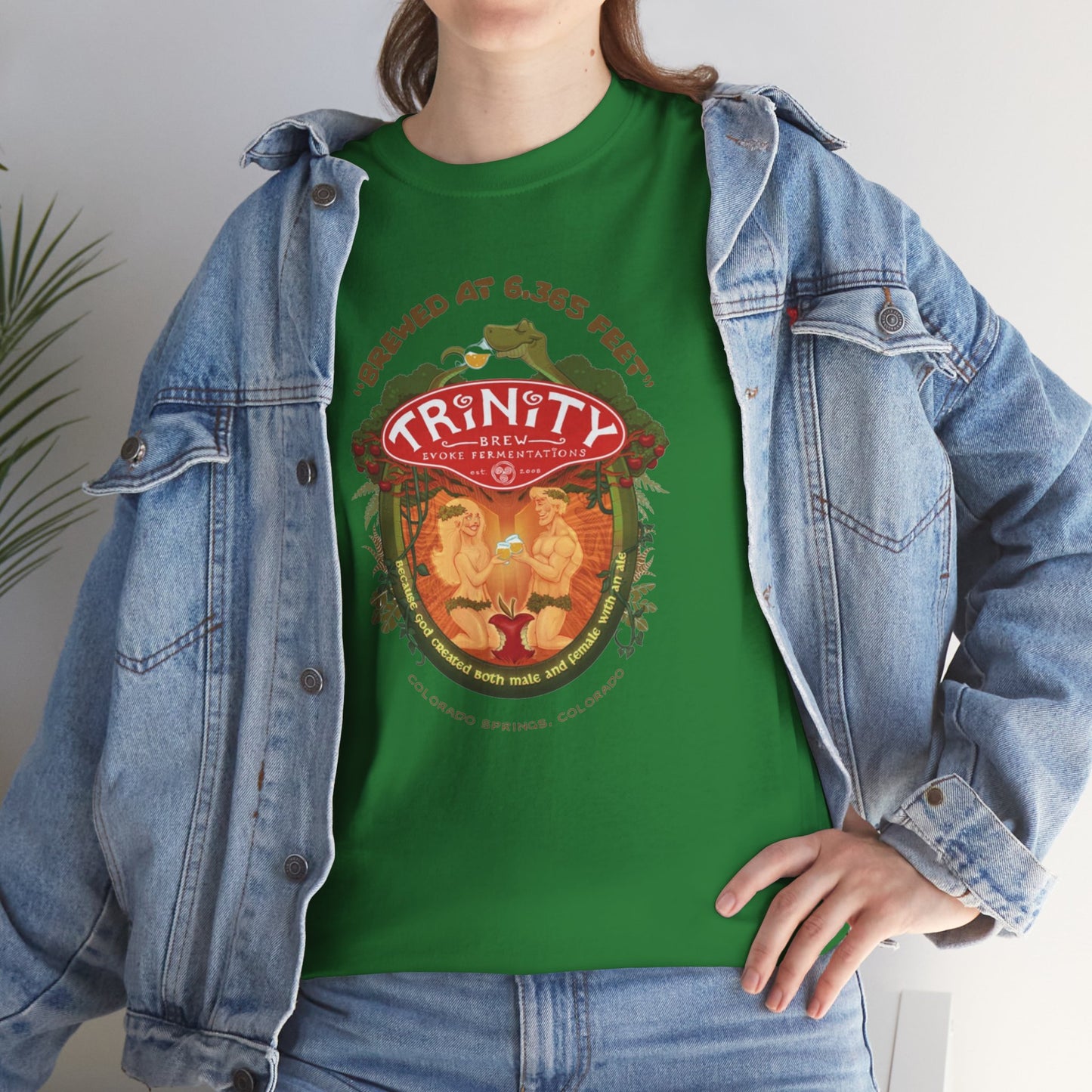 Adam & Eve Ale (Darker Colors) - Unisex Heavy Cotton Tee