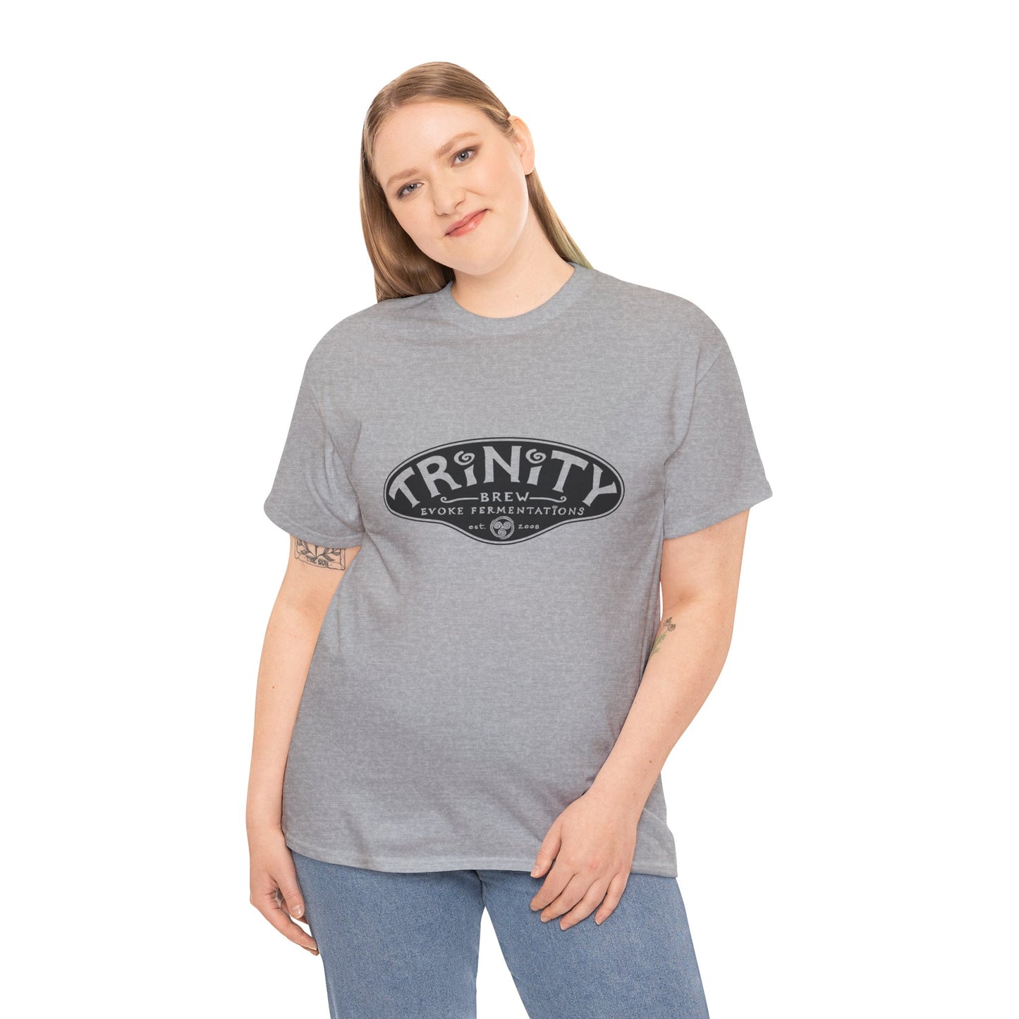 TRiNiTY Classic Logo/ Black - Unisex Heavy Cotton Tee