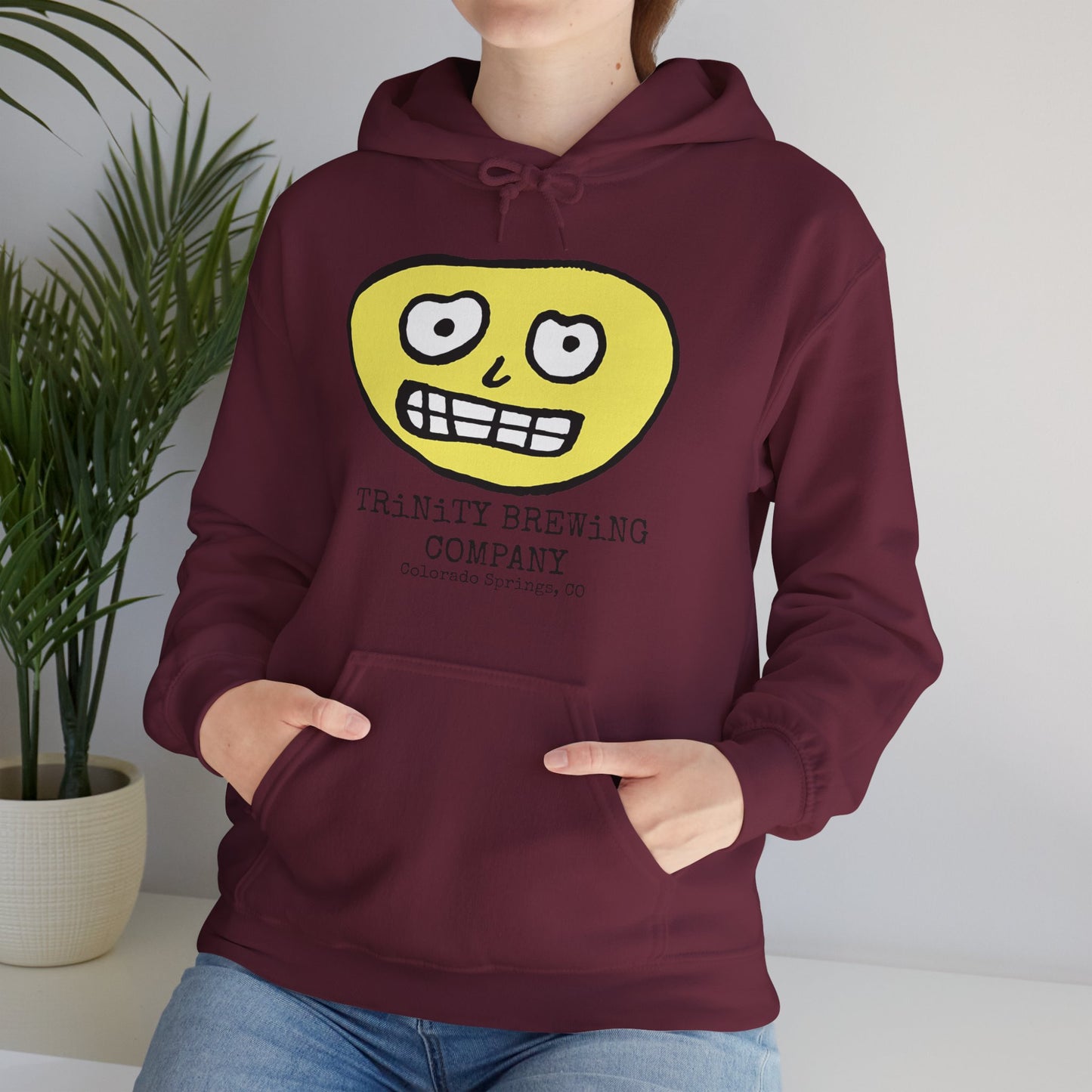 TRiNiTY Brewing Beerface Logo - Unisex Heavy Blend™ Hooded Sweatshirt