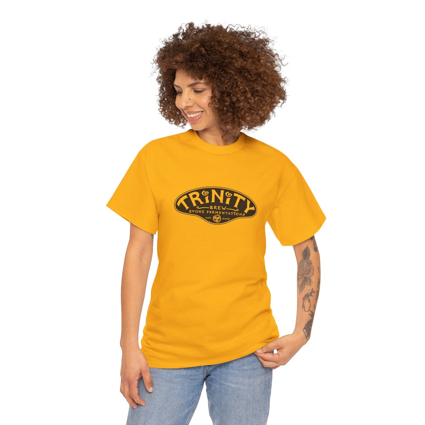 TRiNiTY The Emperor Has No Clothes -  Unisex Heavy Cotton Tee