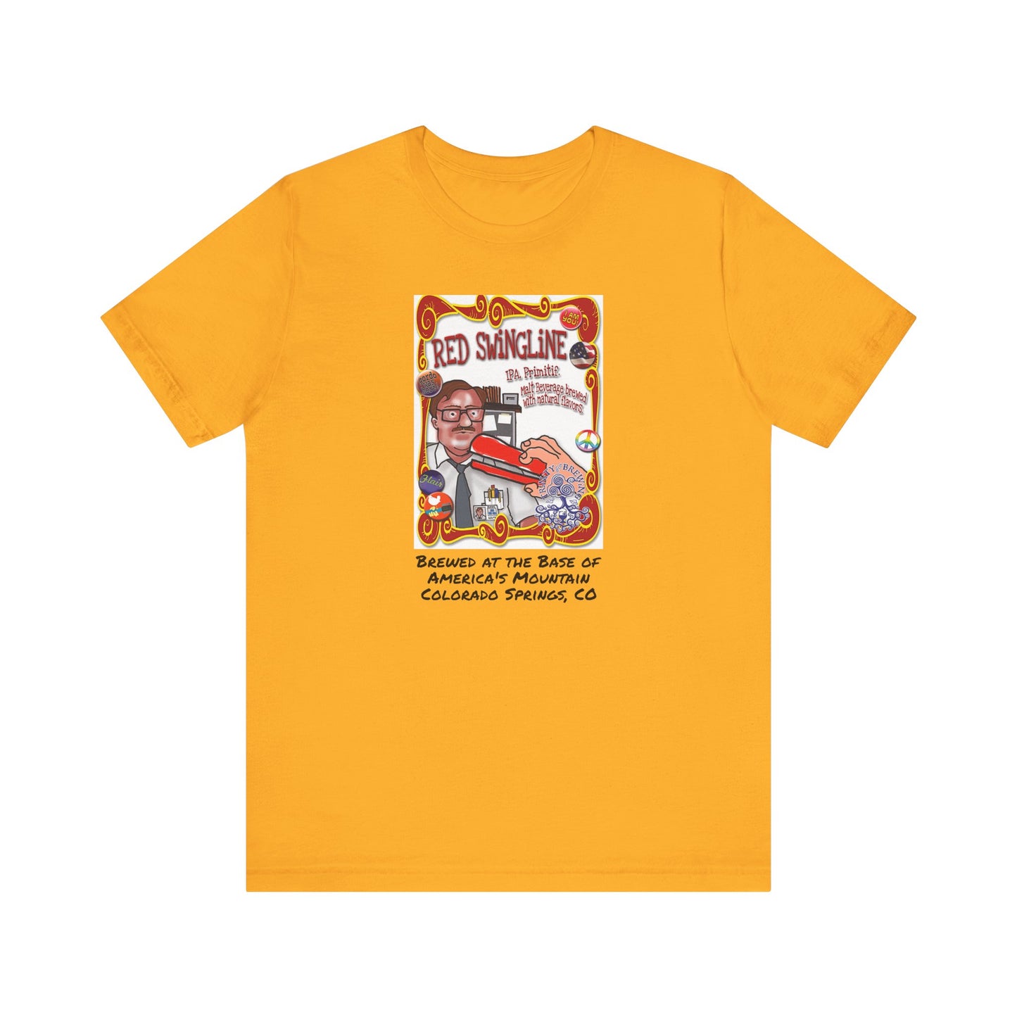 TRiNiTY GABF Gold Medal Winner Red Swingline Sour IPA - Unisex Jersey Short Sleeve Tee
