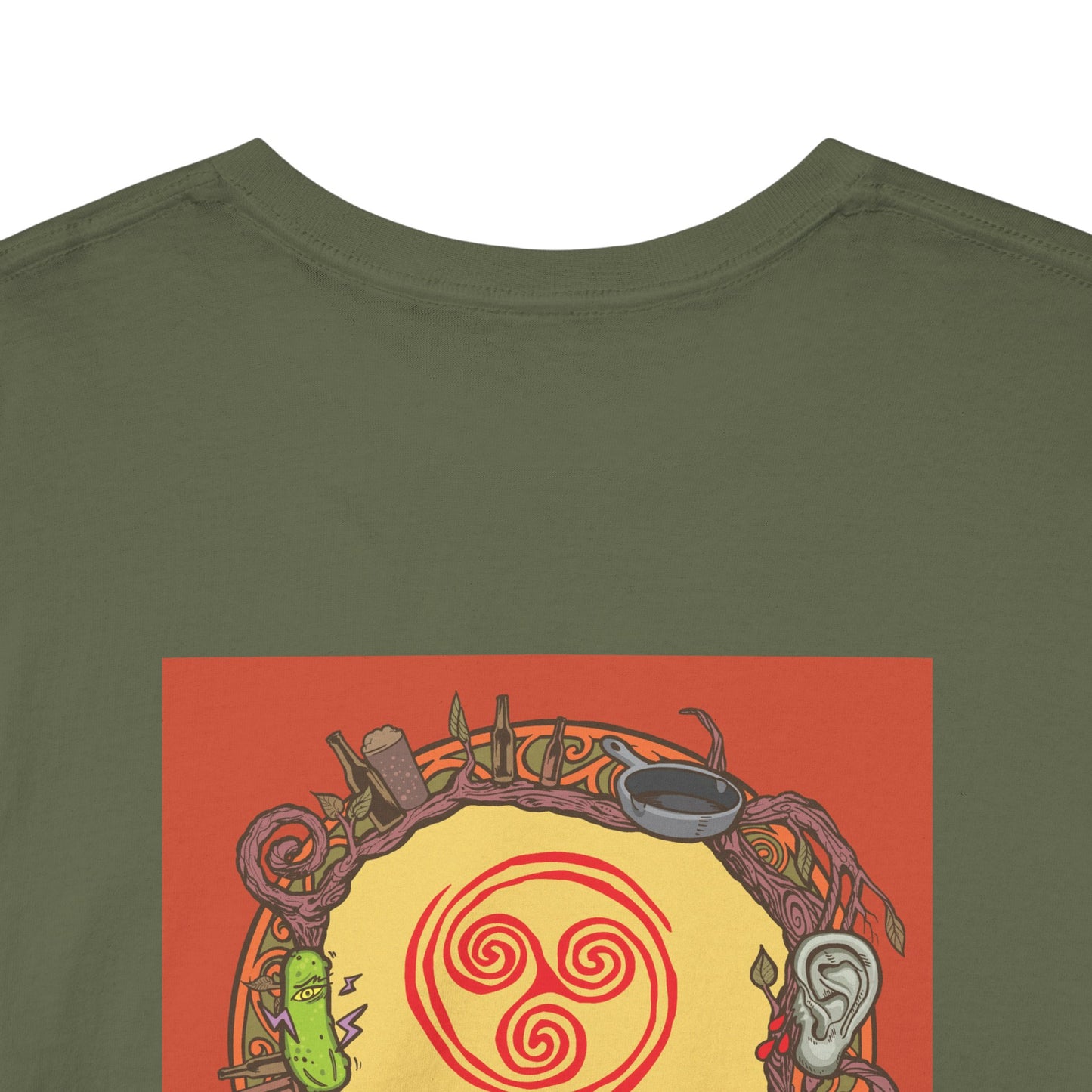 TRiNiTY Classic Logo RED - Unisex Heavy Cotton Tee