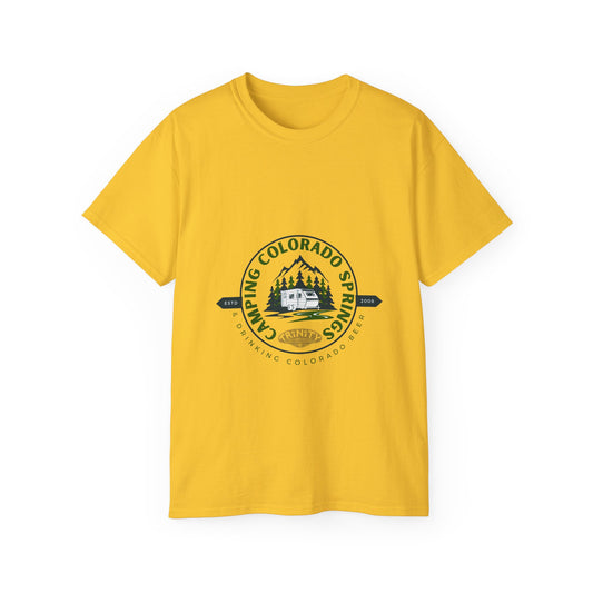 Camping in Colorado T-Shirt Unisex Ultra Cotton Tee