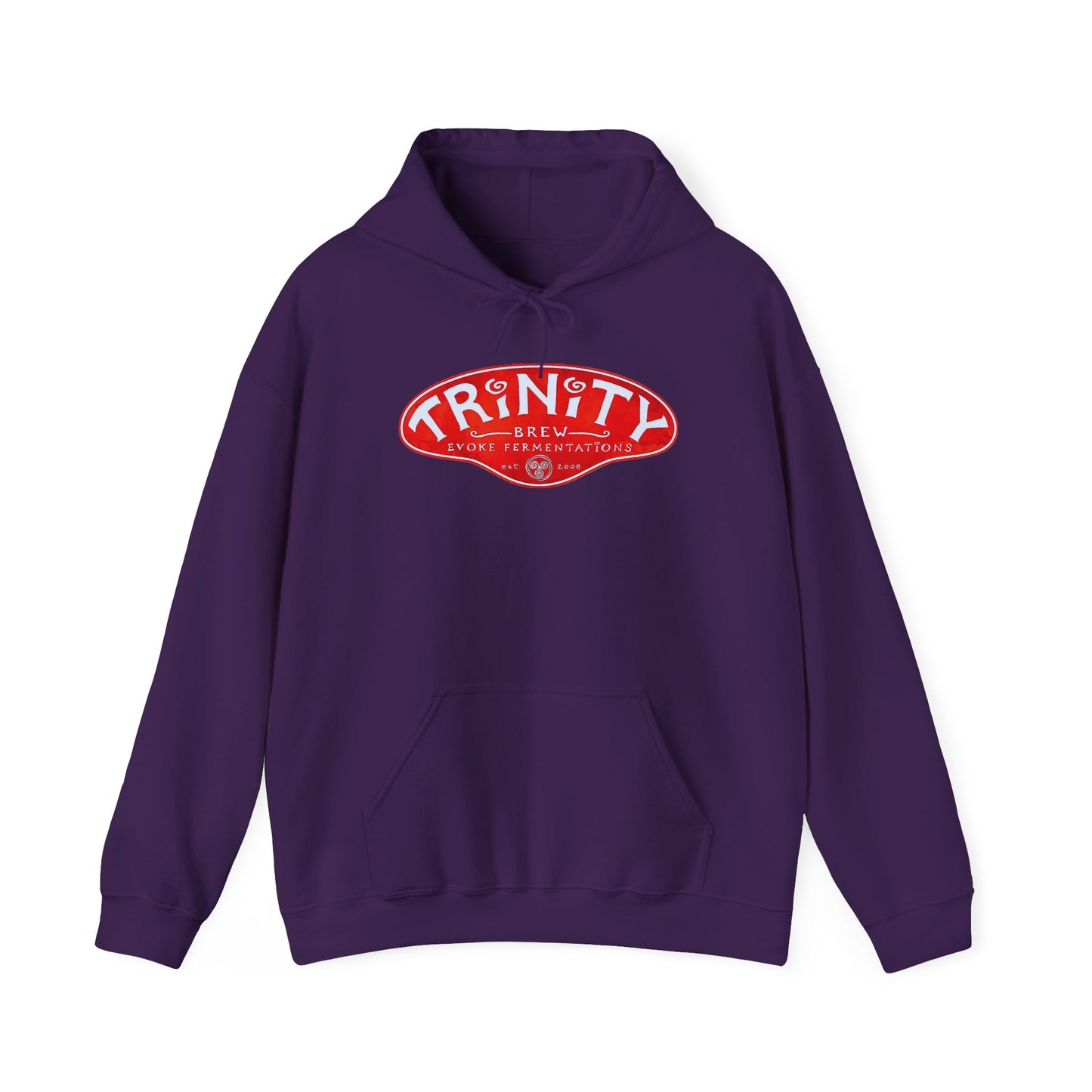 Trinity logo Front with Flo logo back Unisex Heavy Blend™ Hooded Sweatshirt