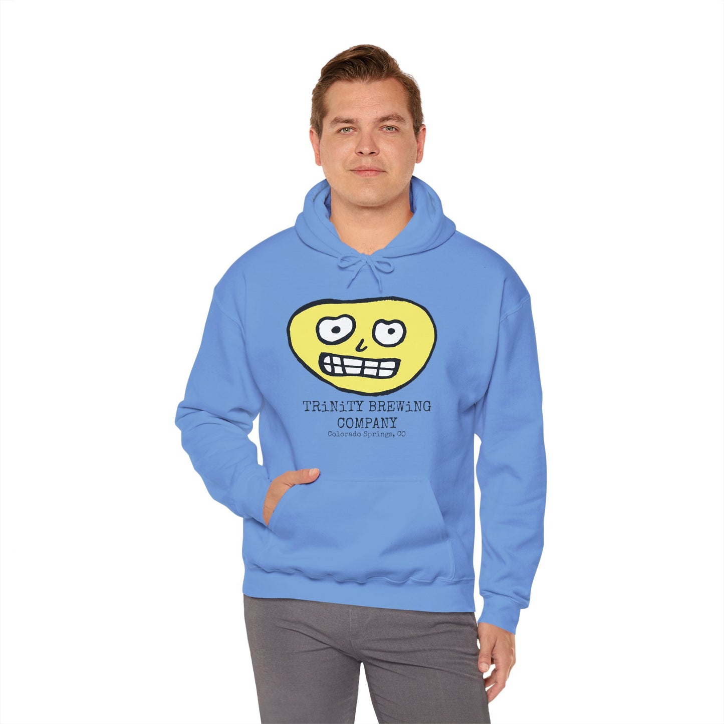 TRiNiTY Brewing Beerface Logo - Unisex Heavy Blend™ Hooded Sweatshirt