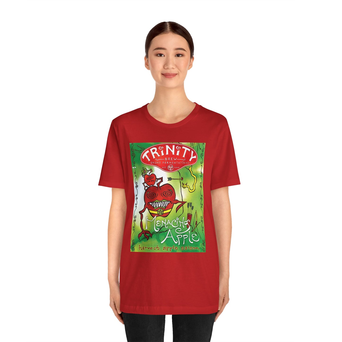 Menacing Apple Short Sleeve Tee