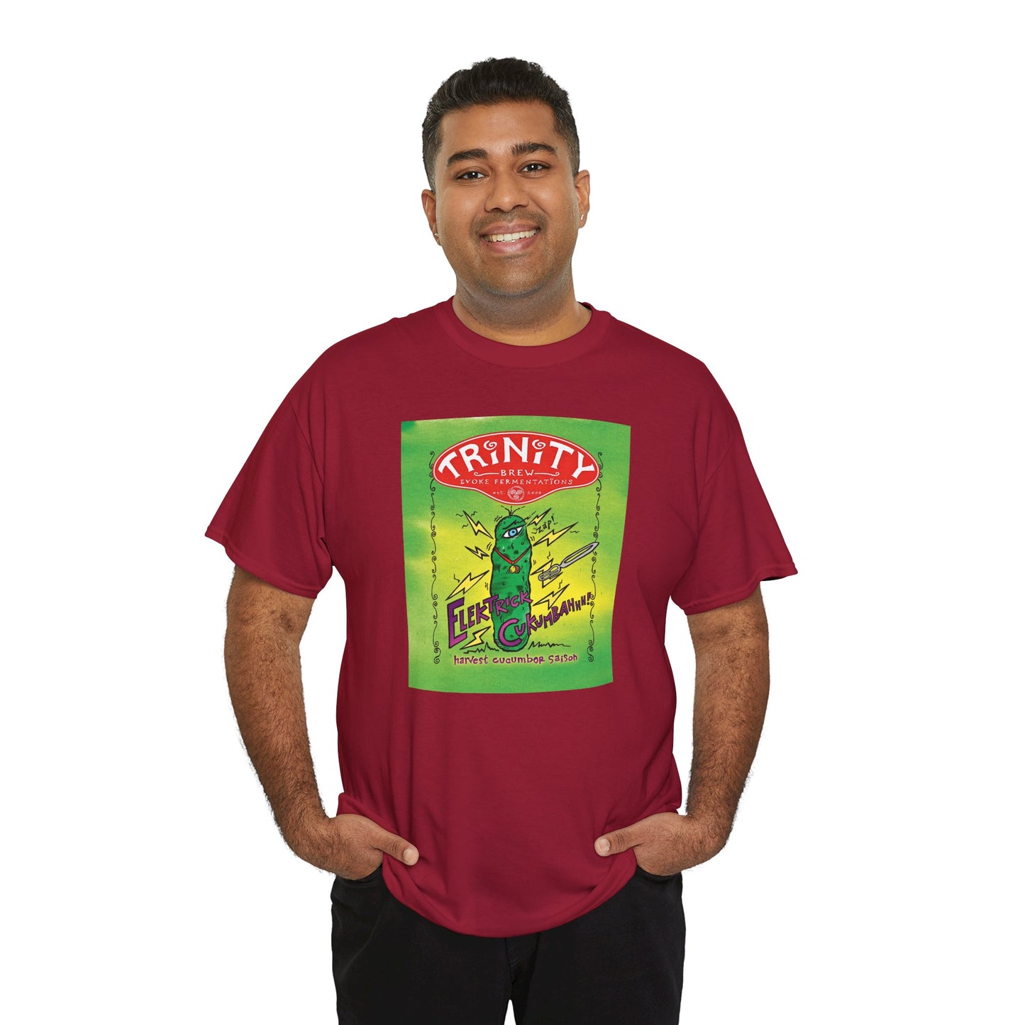 TRiNiTY Electric Cukumbahh (Darker Colors) - Unisex Heavy Cotton Tee