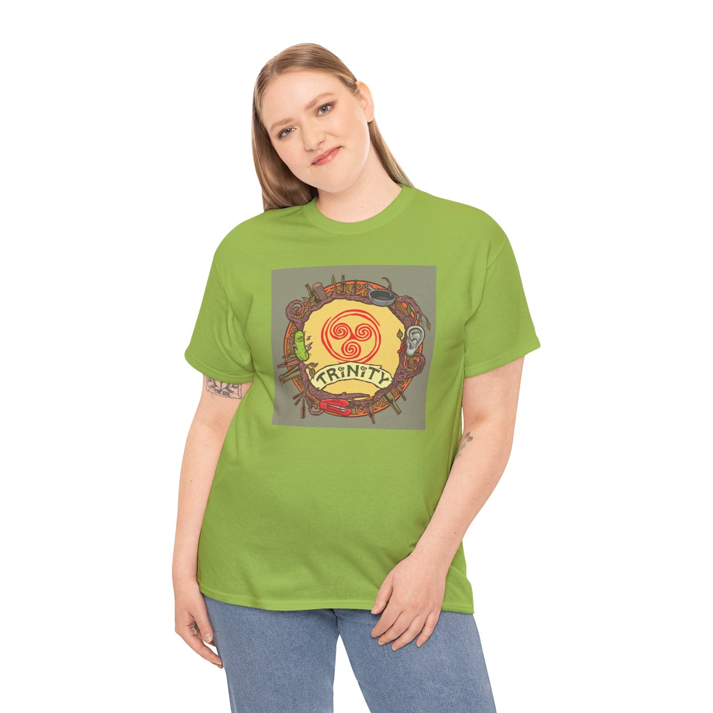 TRiNiTY Retro Logo - Unisex Heavy Cotton Tee