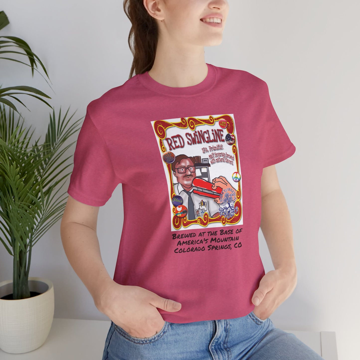 TRiNiTY GABF Gold Medal Winner Red Swingline Sour IPA - Unisex Jersey Short Sleeve Tee