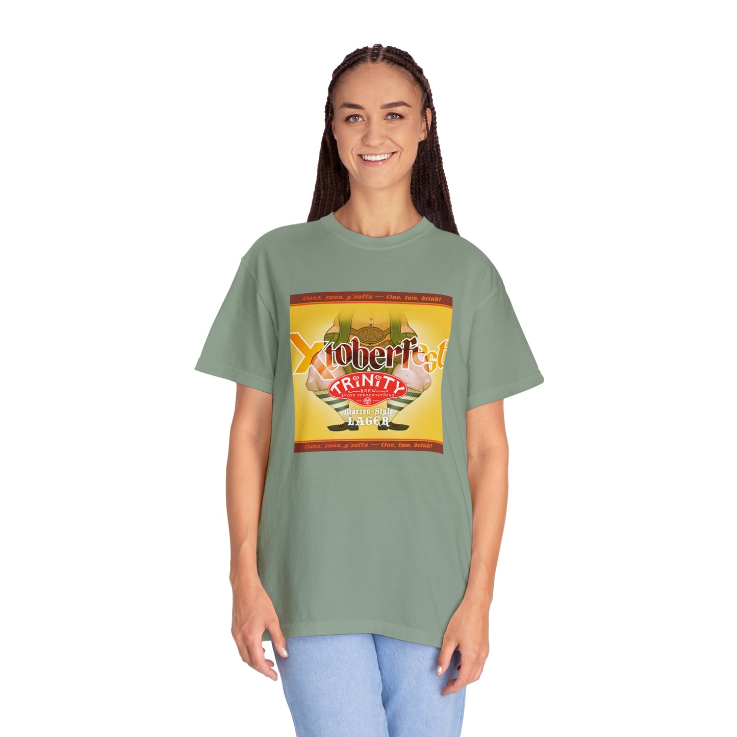 TRiNiTY Xtoberfest! T-Shirt (Lighter Colors) Oktoberfest Bier - Unisex Garment-Dyed T-shirt