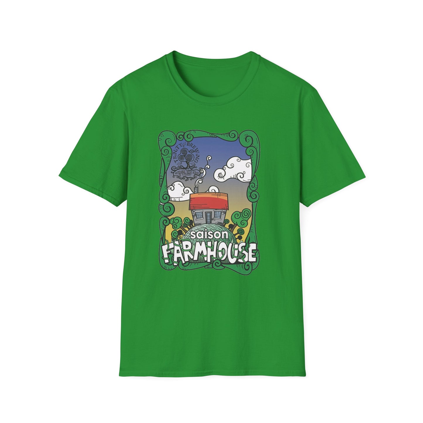 TRiNiTY Farmhouse Saison (Darker Colors) - Unisex Softstyle T-Shirt