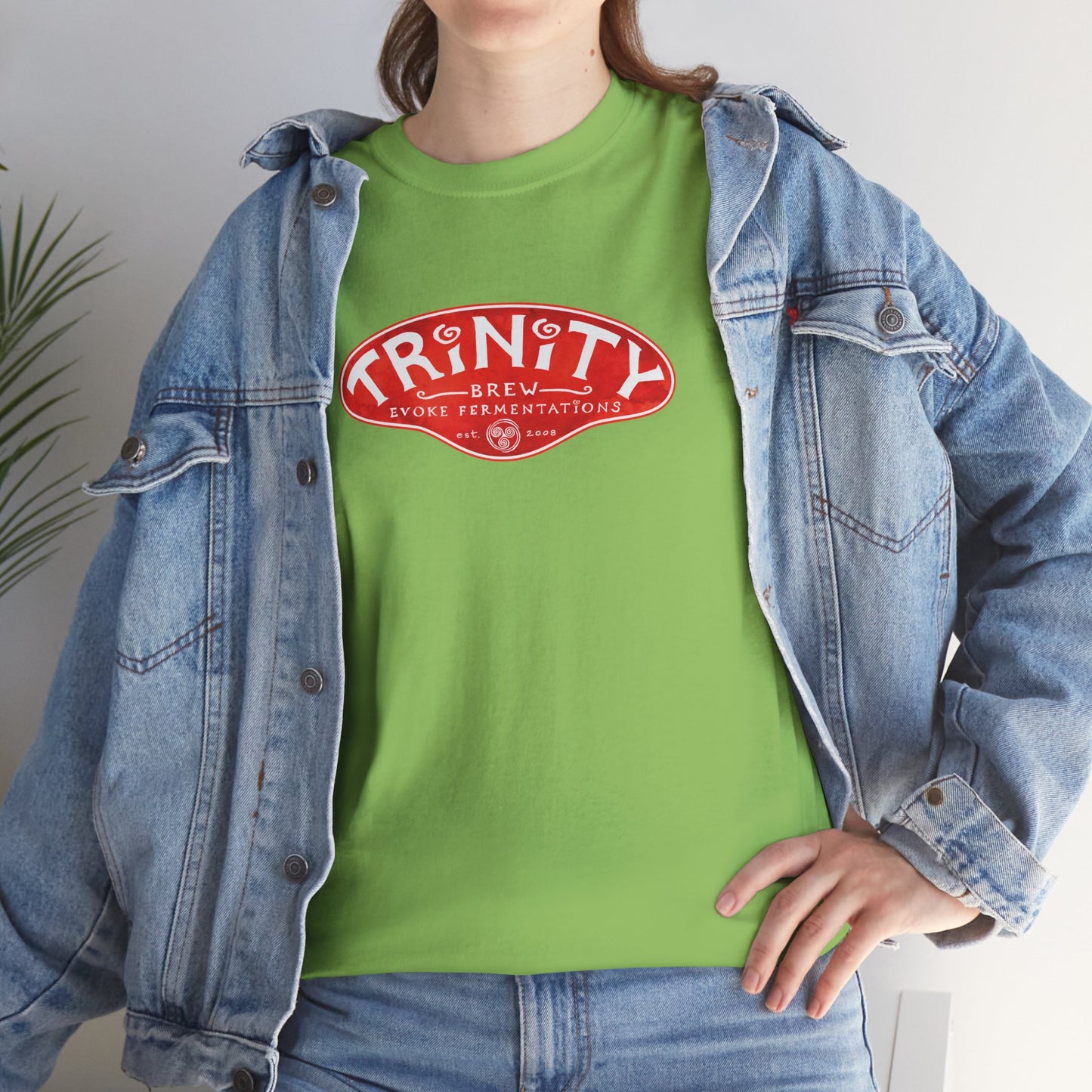 TRiNiTY Classic Logo RED - Unisex Heavy Cotton Tee