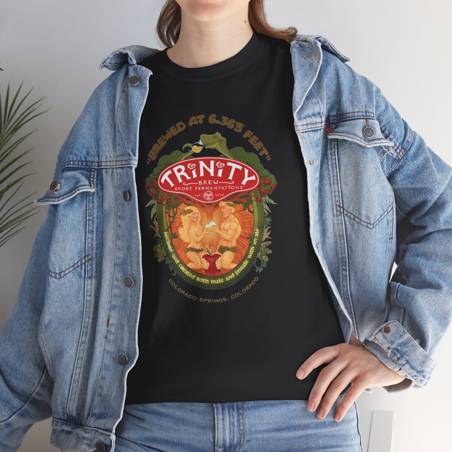 Adam & Eve Ale (Darker Colors) - Unisex Heavy Cotton Tee
