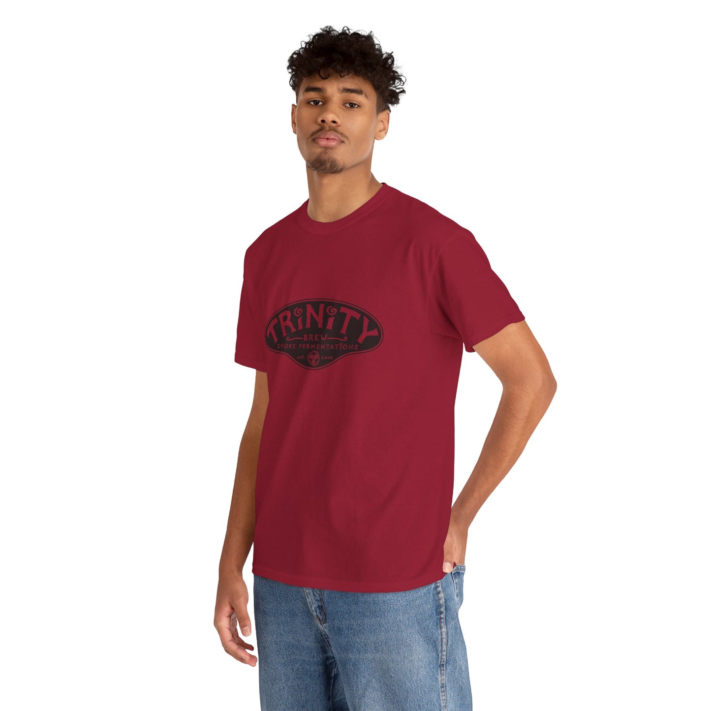 TRiNiTY Classic Logo/ Black - Unisex Heavy Cotton Tee