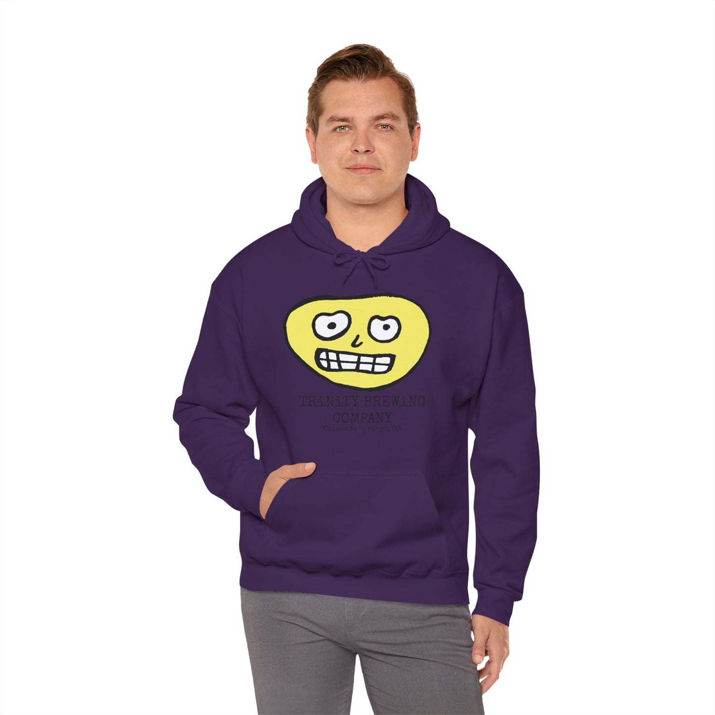 TRiNiTY Brewing Beerface Logo - Unisex Heavy Blend™ Hooded Sweatshirt