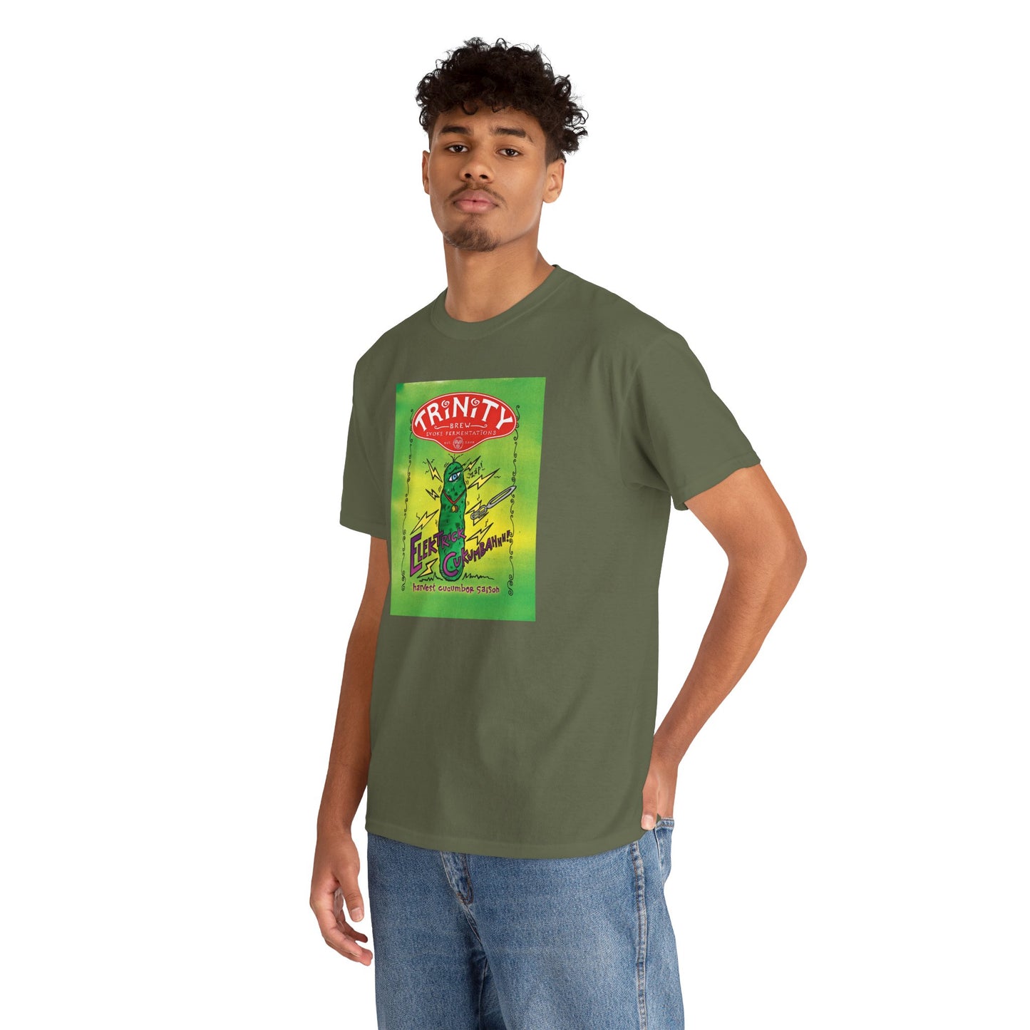TRiNiTY Electric Cukumbahh (Darker Colors) - Unisex Heavy Cotton Tee