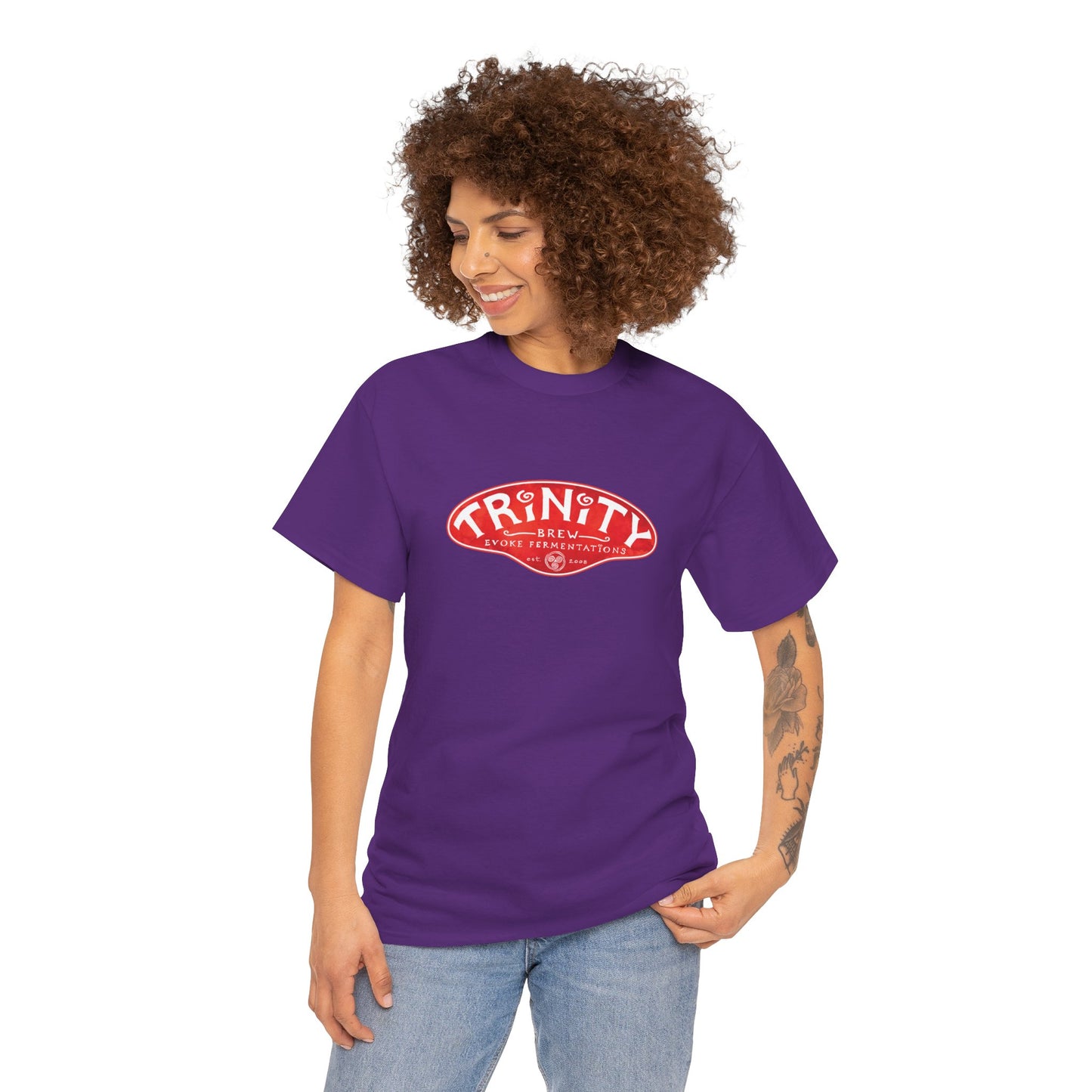 Classic TRiNiTY Logo T-Shirt - Unisex Heavy Cotton Tee