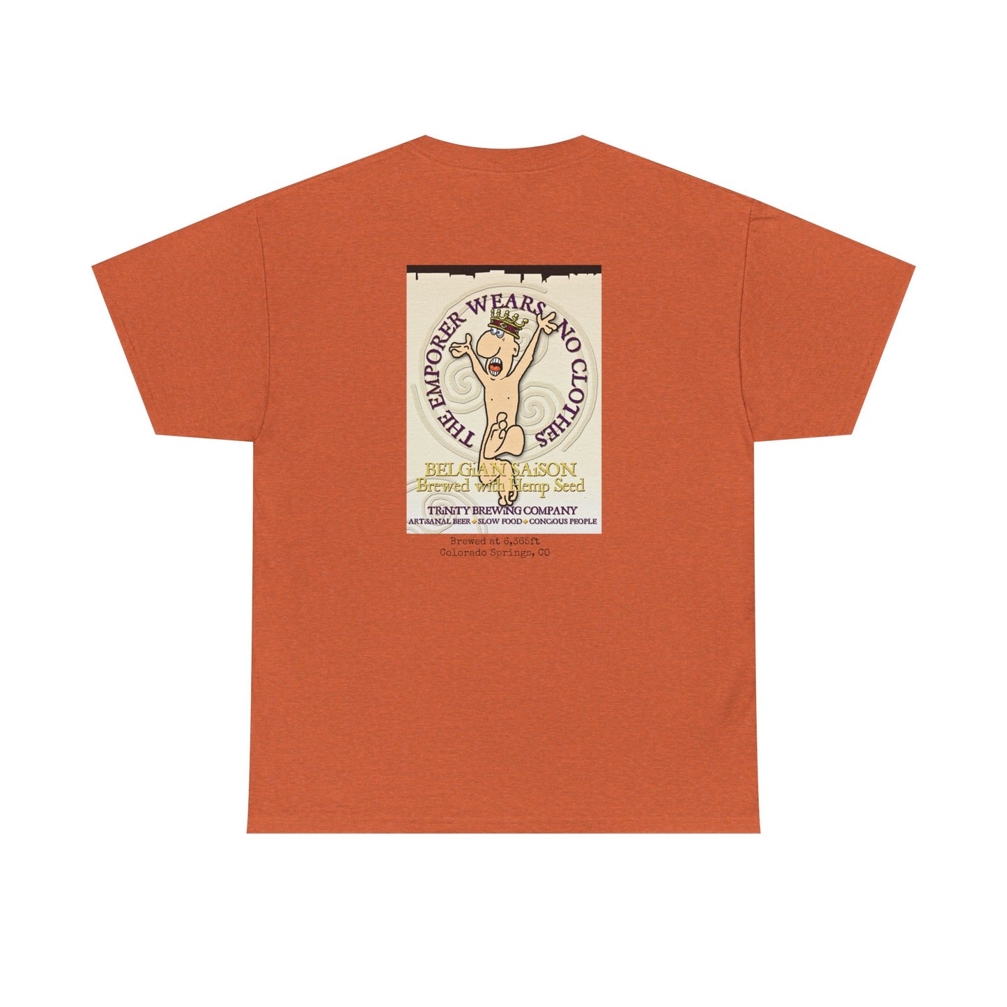 TRiNiTY The Emperor Has No Clothes -  Unisex Heavy Cotton Tee