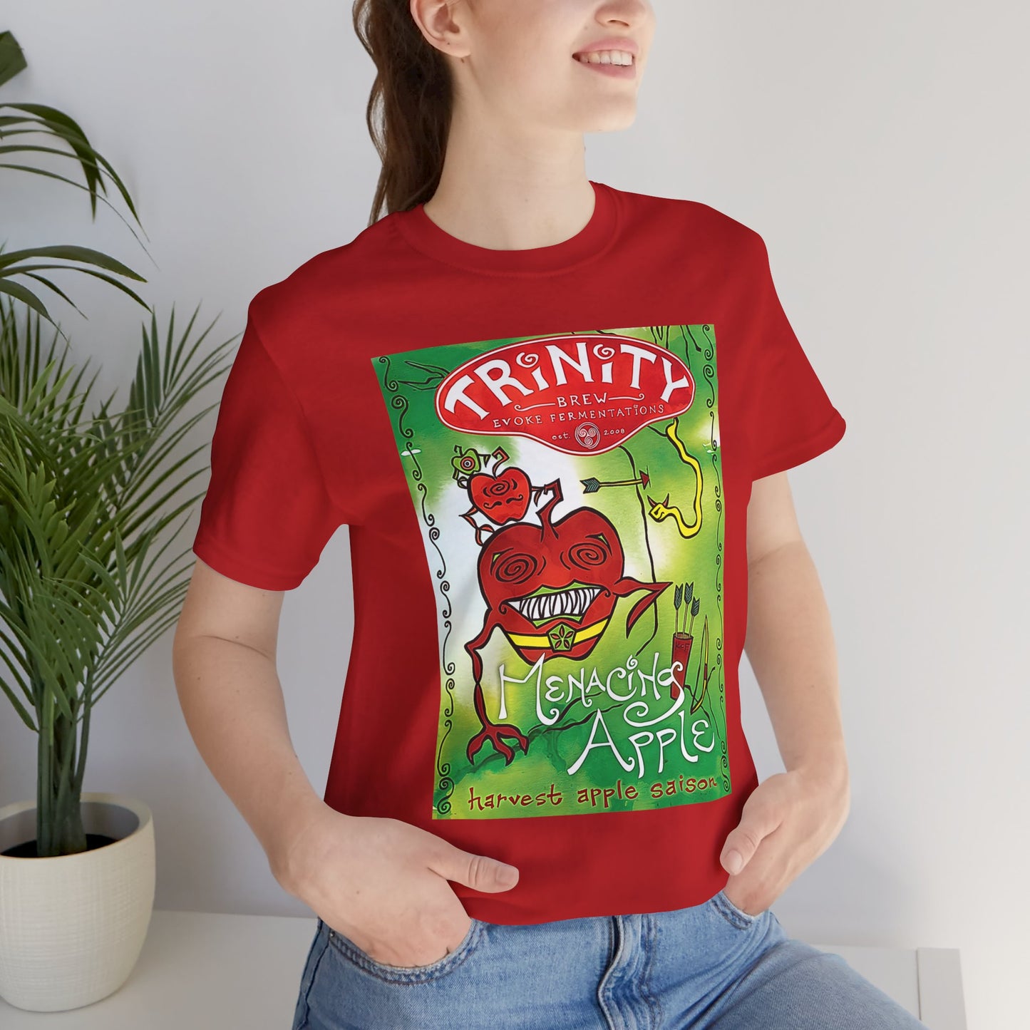 Menacing Apple Short Sleeve Tee