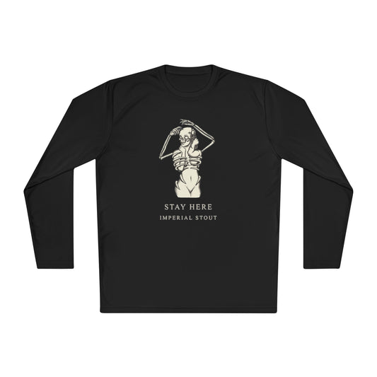 Stay Here Imperial Stout Unisex Lightweight Long Sleeve Tee