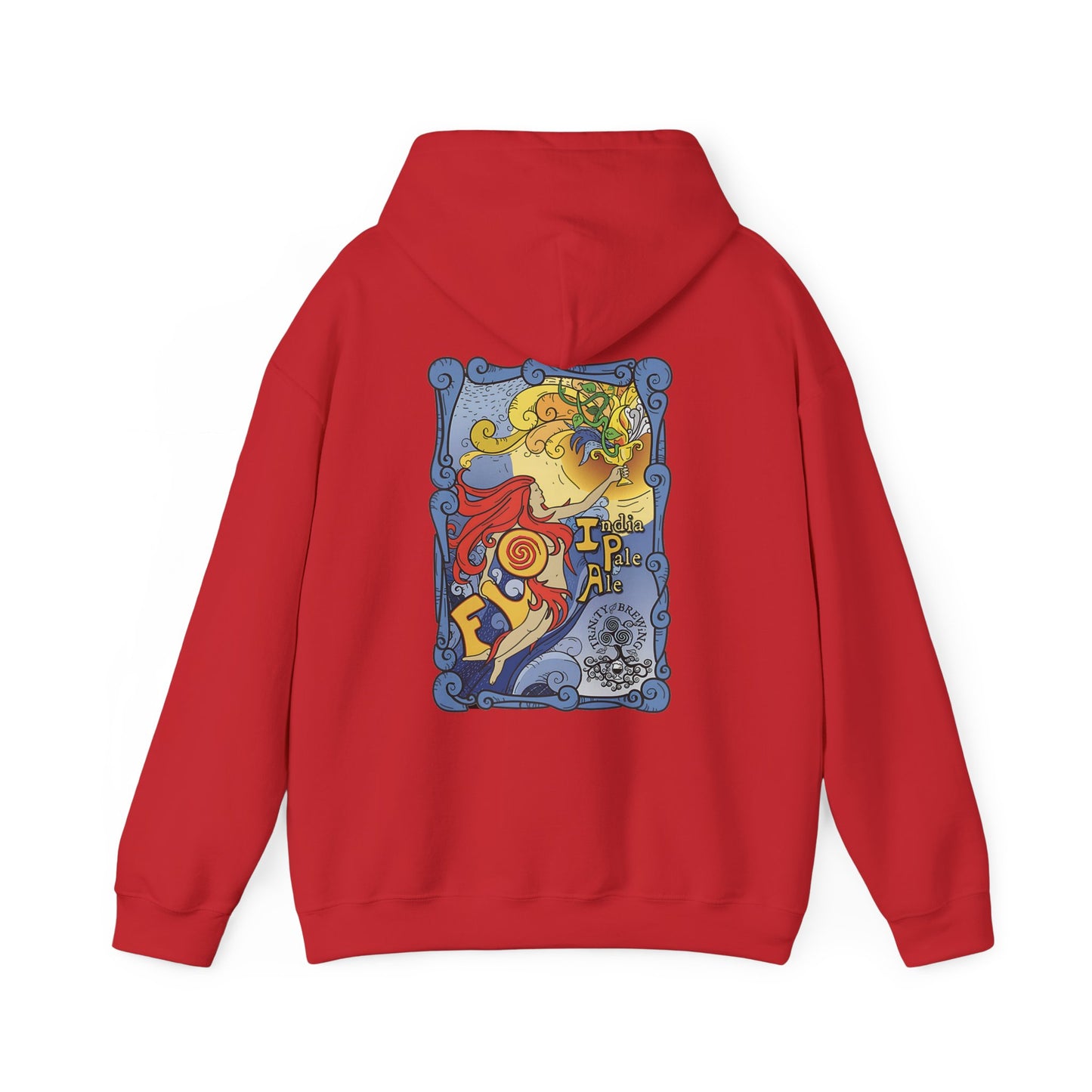 Trinity logo Front with Flo logo back Unisex Heavy Blend™ Hooded Sweatshirt
