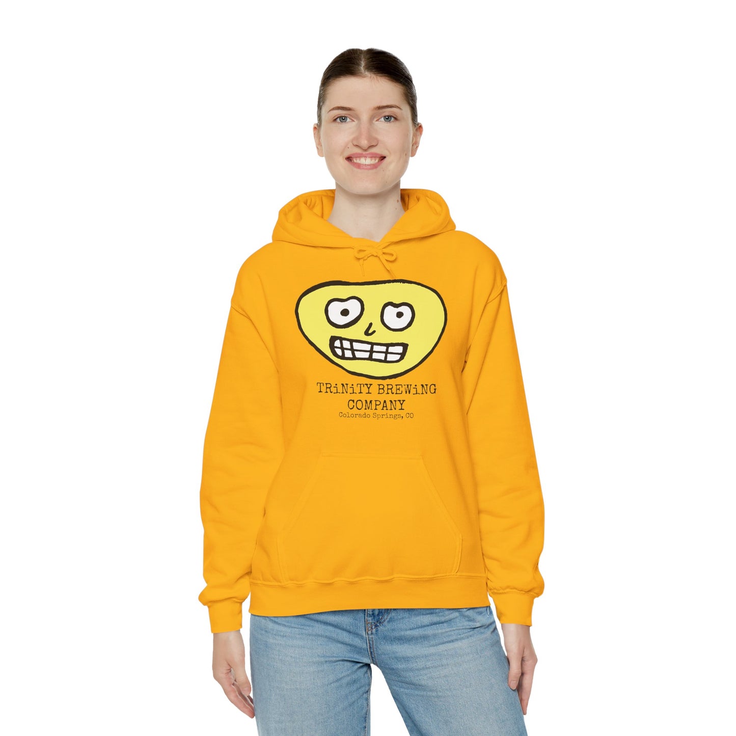 TRiNiTY Brewing Beerface Logo - Unisex Heavy Blend™ Hooded Sweatshirt
