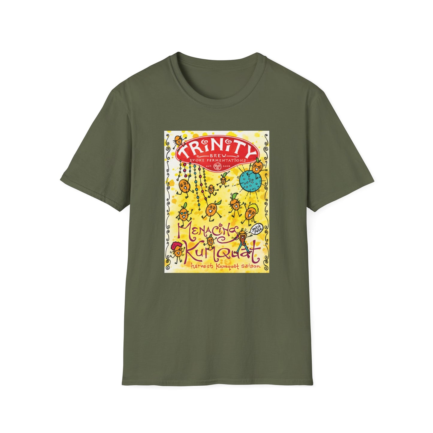 TRiNiTY Menacing Kumquat Harvest Saison - Unisex Softstyle T-Shirt
