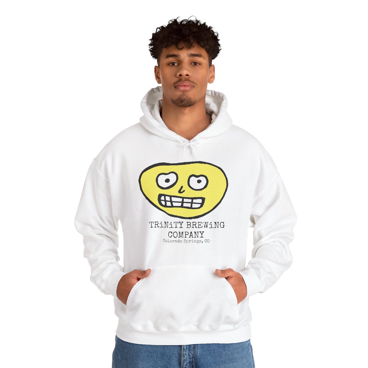 TRiNiTY Brewing Beerface Logo - Unisex Heavy Blend™ Hooded Sweatshirt