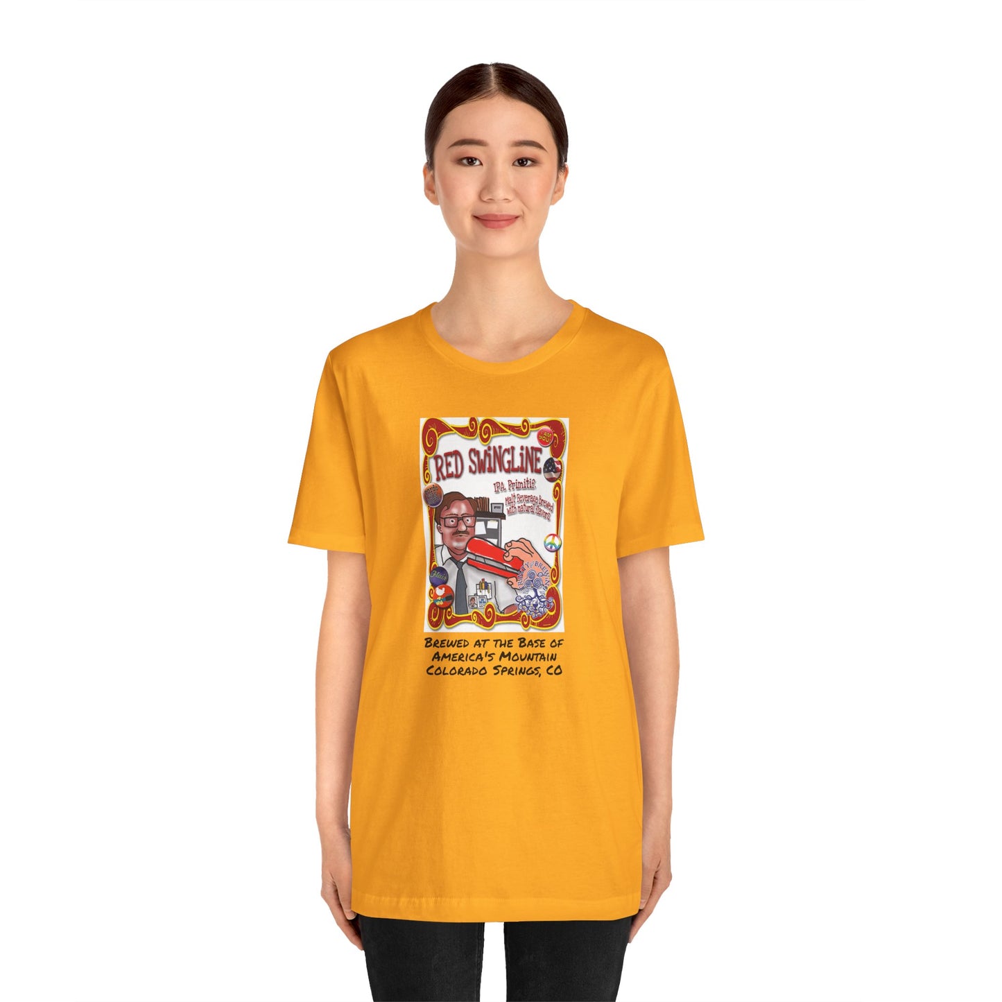 TRiNiTY GABF Gold Medal Winner Red Swingline Sour IPA - Unisex Jersey Short Sleeve Tee
