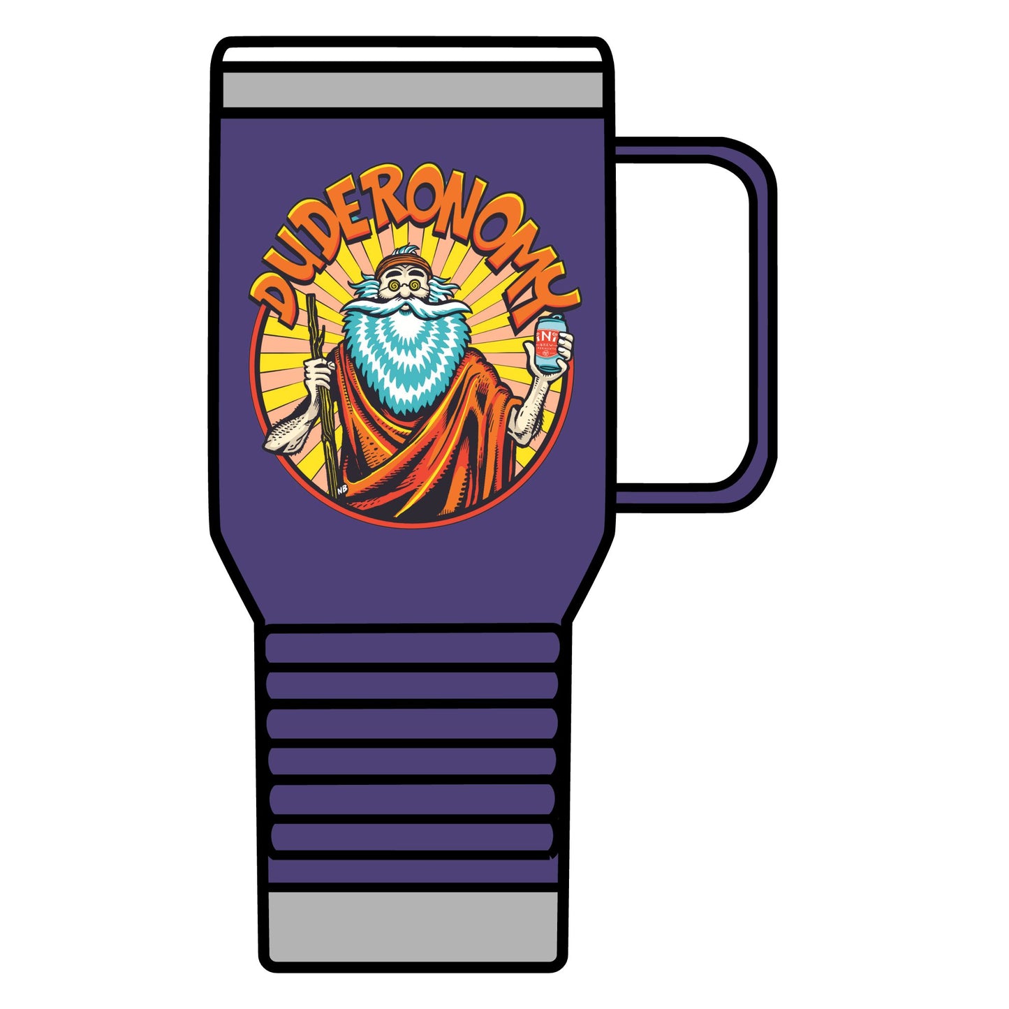 Duderonomy Travel Mug, 20oz, Funny Travel Mug, Beer Lover's Gift, Cool Beer Mug, Travel Coffee Cup, Unique Gift Idea