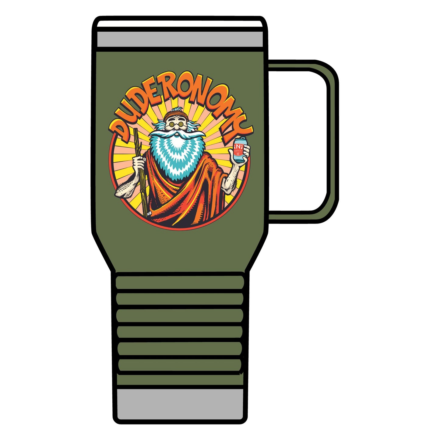 Duderonomy Travel Mug, 20oz, Funny Travel Mug, Beer Lover's Gift, Cool Beer Mug, Travel Coffee Cup, Unique Gift Idea