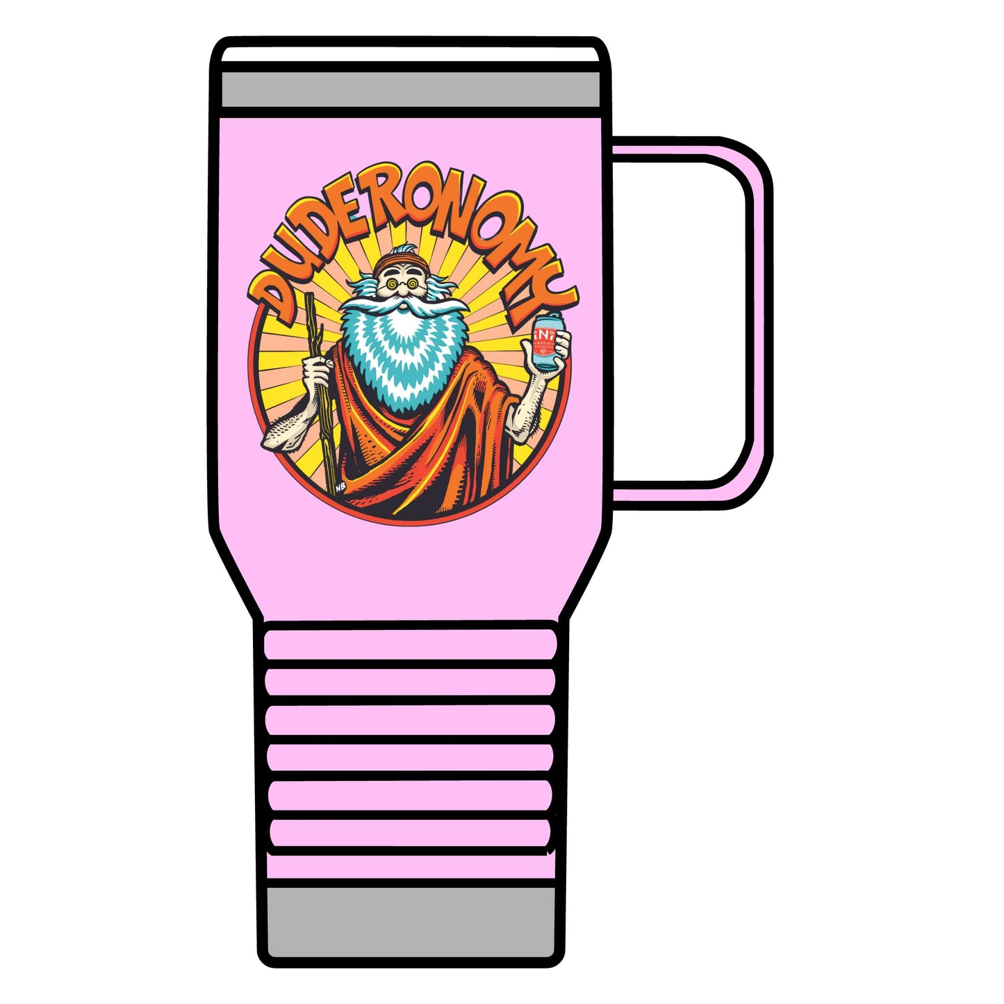 Duderonomy Travel Mug, 20oz, Funny Travel Mug, Beer Lover's Gift, Cool Beer Mug, Travel Coffee Cup, Unique Gift Idea