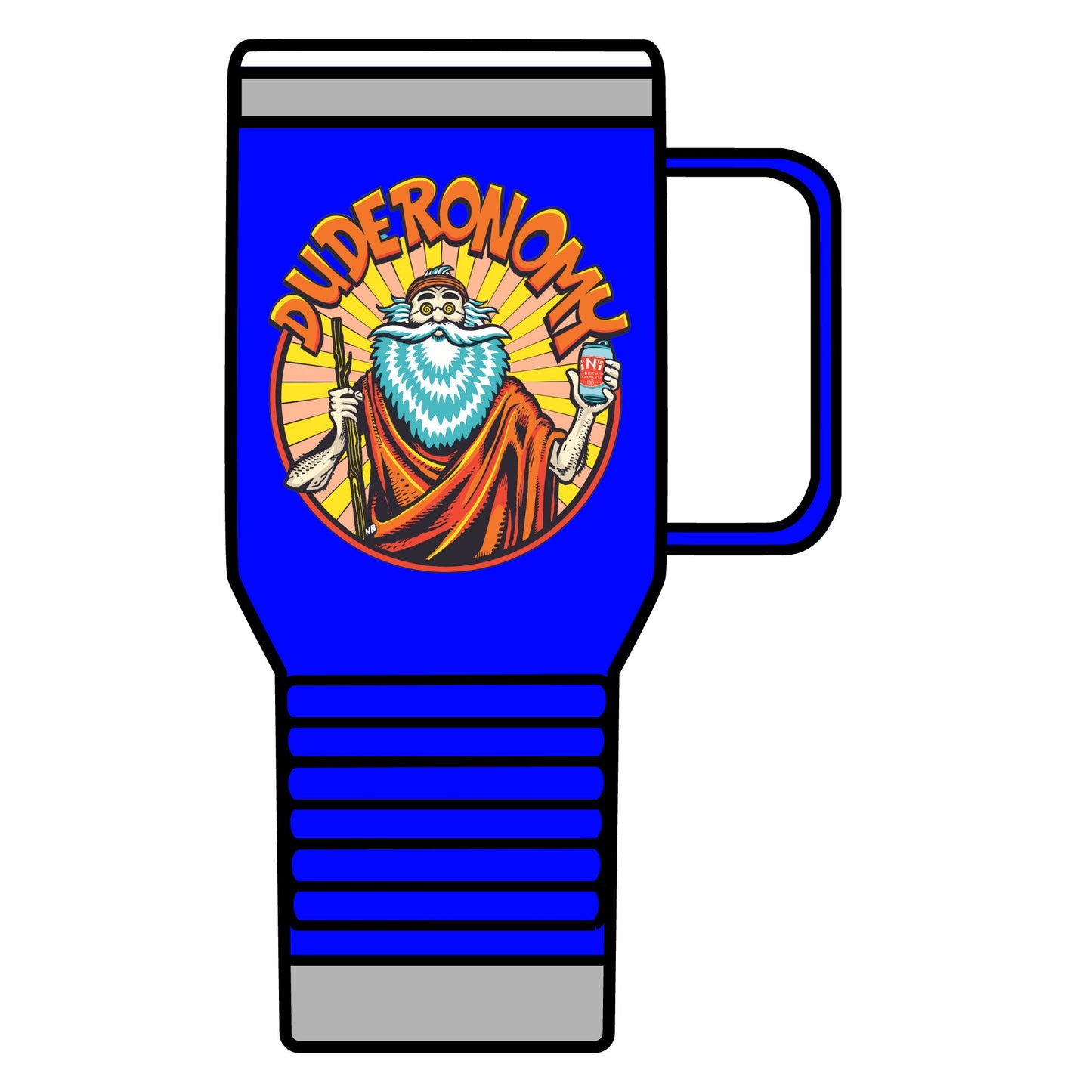 Duderonomy Travel Mug, 20oz, Funny Travel Mug, Beer Lover's Gift, Cool Beer Mug, Travel Coffee Cup, Unique Gift Idea
