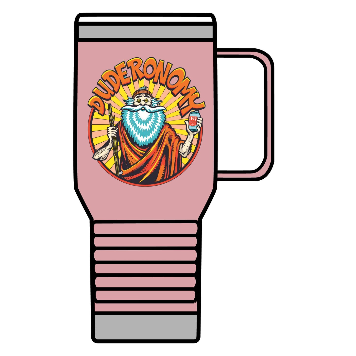 Duderonomy Travel Mug, 20oz, Funny Travel Mug, Beer Lover's Gift, Cool Beer Mug, Travel Coffee Cup, Unique Gift Idea