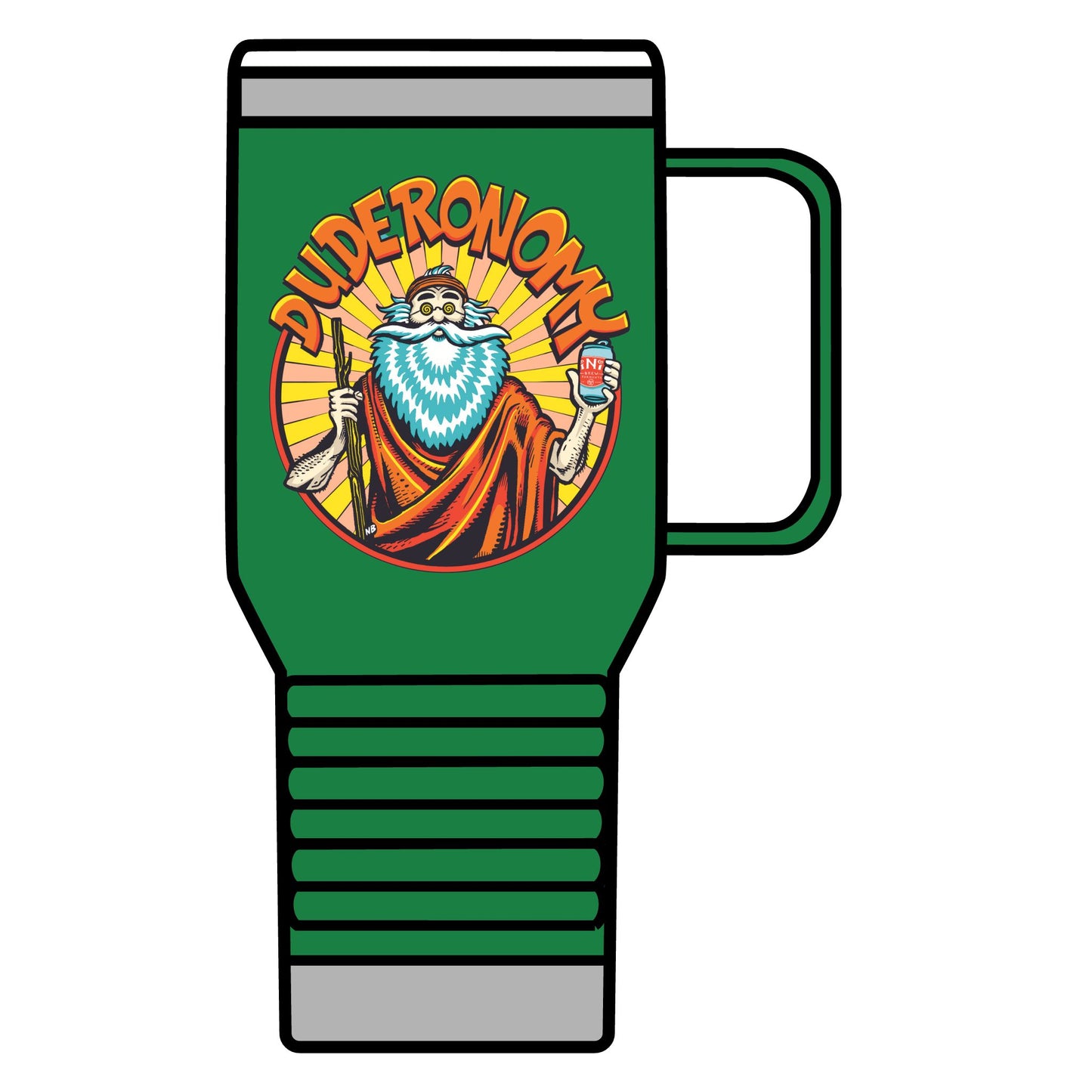 Duderonomy Travel Mug, 20oz, Funny Travel Mug, Beer Lover's Gift, Cool Beer Mug, Travel Coffee Cup, Unique Gift Idea
