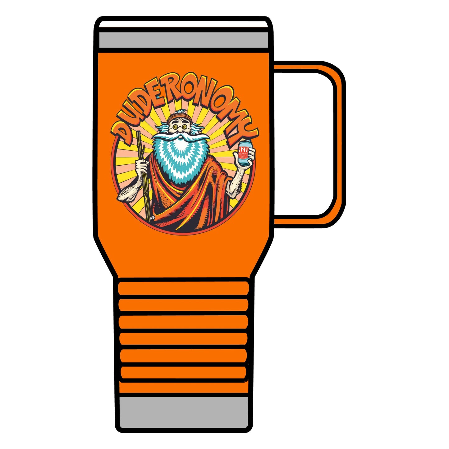 Duderonomy Travel Mug, 20oz, Funny Travel Mug, Beer Lover's Gift, Cool Beer Mug, Travel Coffee Cup, Unique Gift Idea