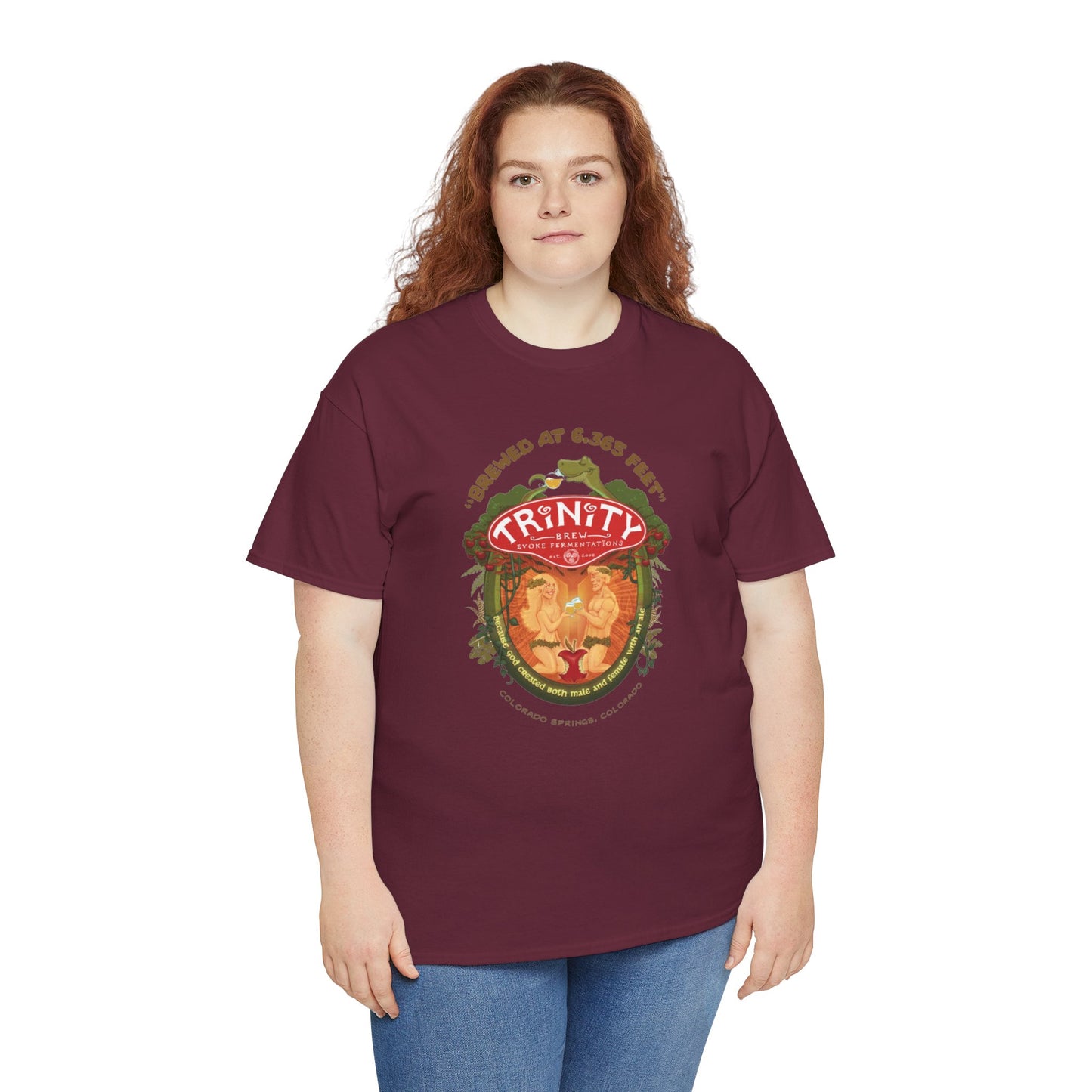 Adam & Eve Ale (Darker Colors) - Unisex Heavy Cotton Tee