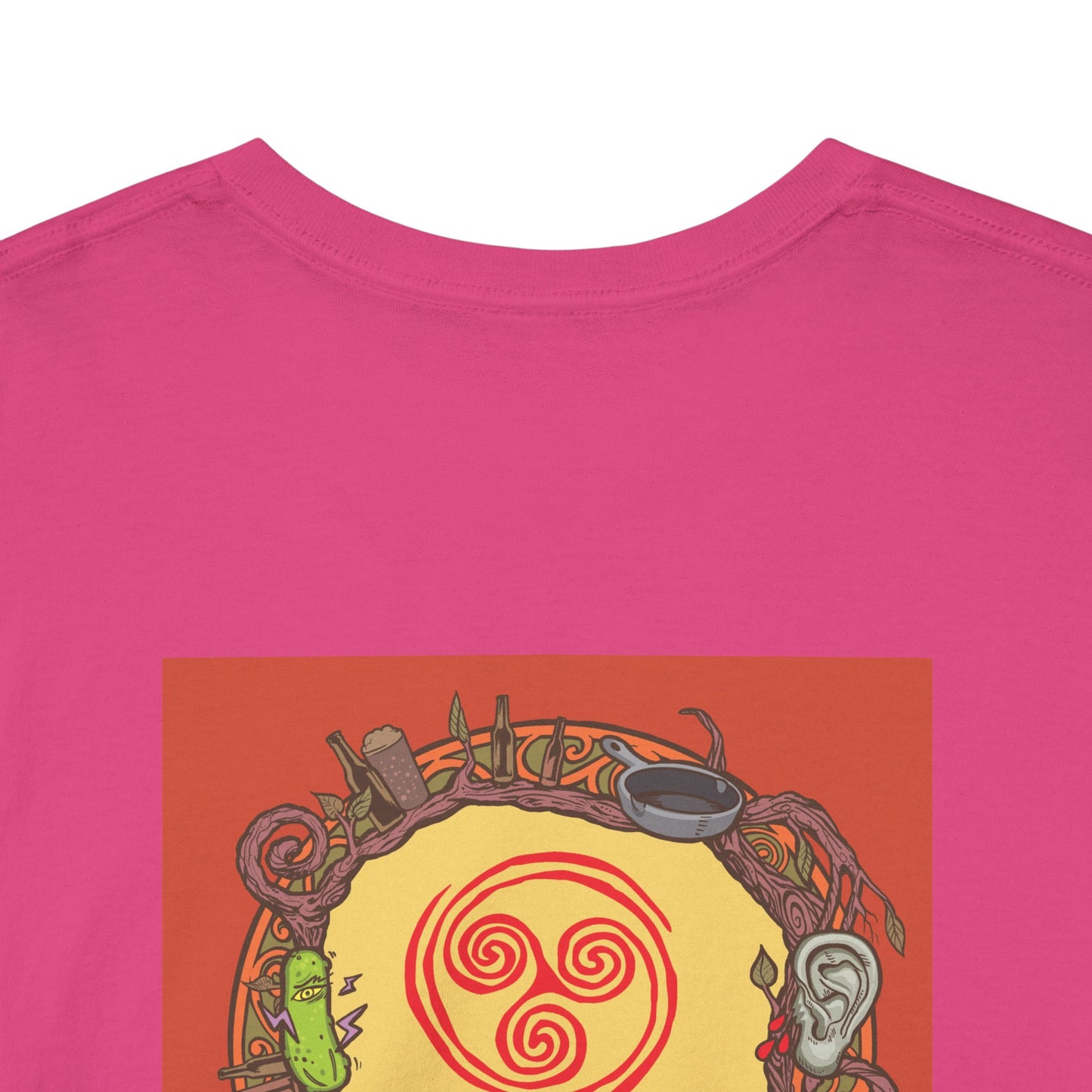 TRiNiTY Classic Logo RED - Unisex Heavy Cotton Tee