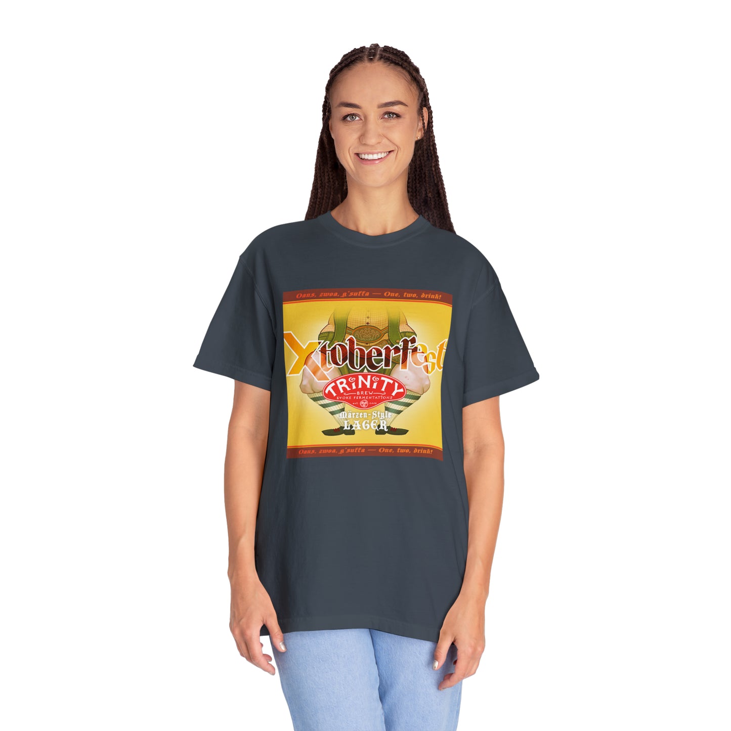 TRiNiTY Xtoberfest (Darker Colors) Oktoberfest T-Shirt - Unisex Garment-Dyed T-shirt