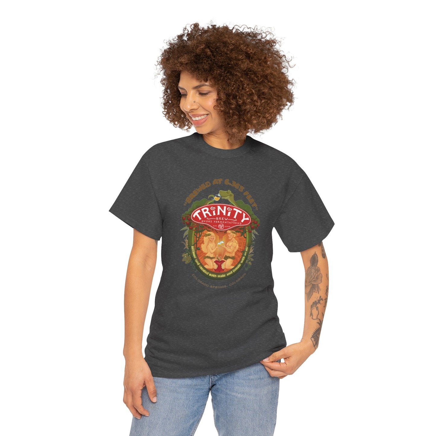 Adam & Eve Ale (Darker Colors) - Unisex Heavy Cotton Tee
