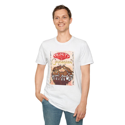 TRiNiTY Caucasian Anti-Stout - Unisex Softstyle T-Shirt