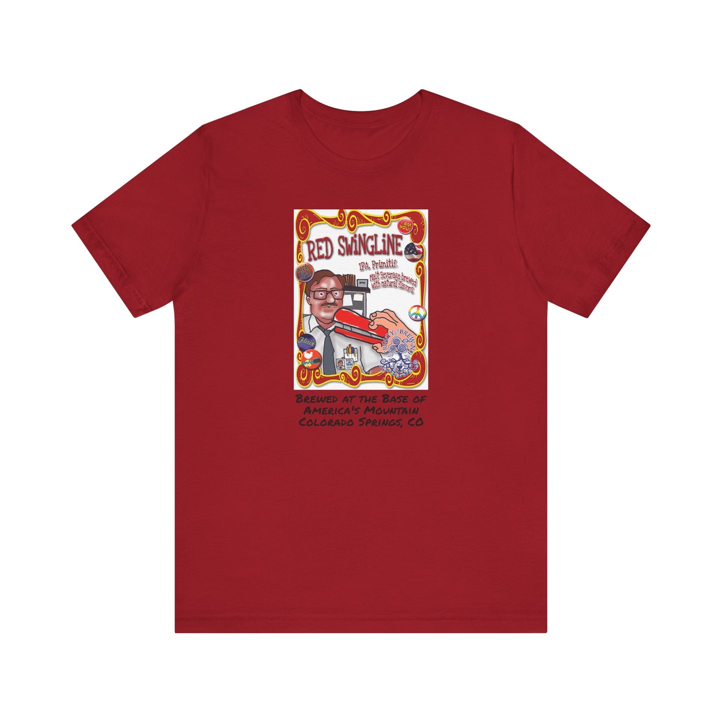 TRiNiTY GABF Gold Medal Winner Red Swingline Sour IPA - Unisex Jersey Short Sleeve Tee