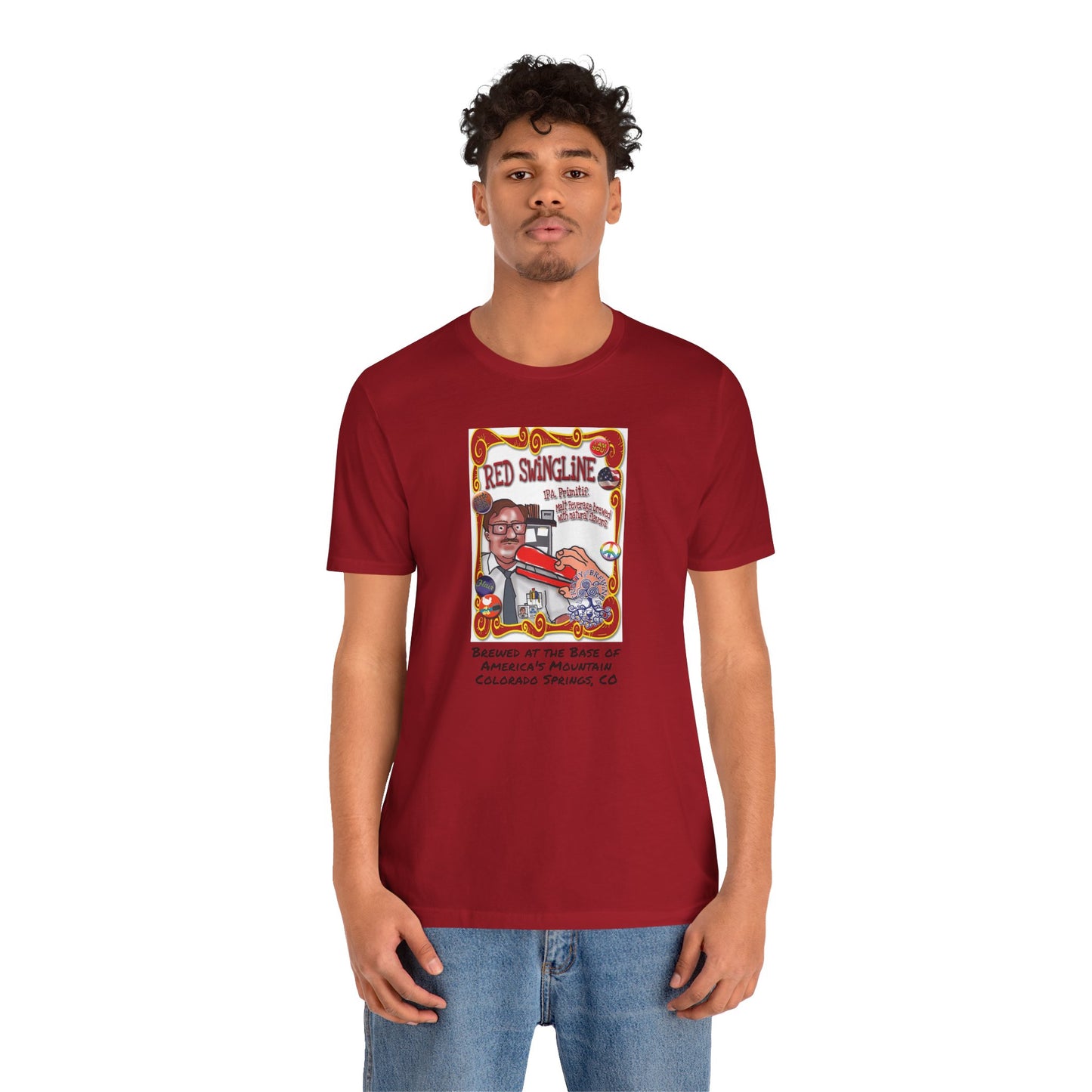 TRiNiTY GABF Gold Medal Winner Red Swingline Sour IPA - Unisex Jersey Short Sleeve Tee